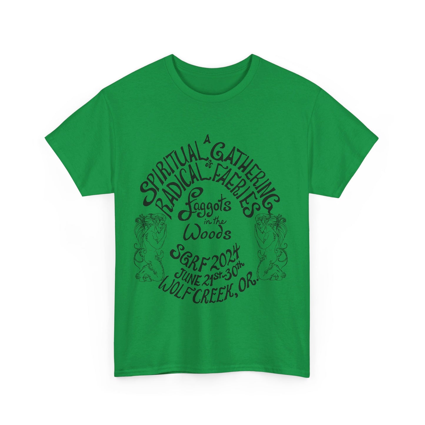 SGRF 2024 Faggots In The Woods GATHERING T-SHIRT Unisex Heavy Cotton Tee