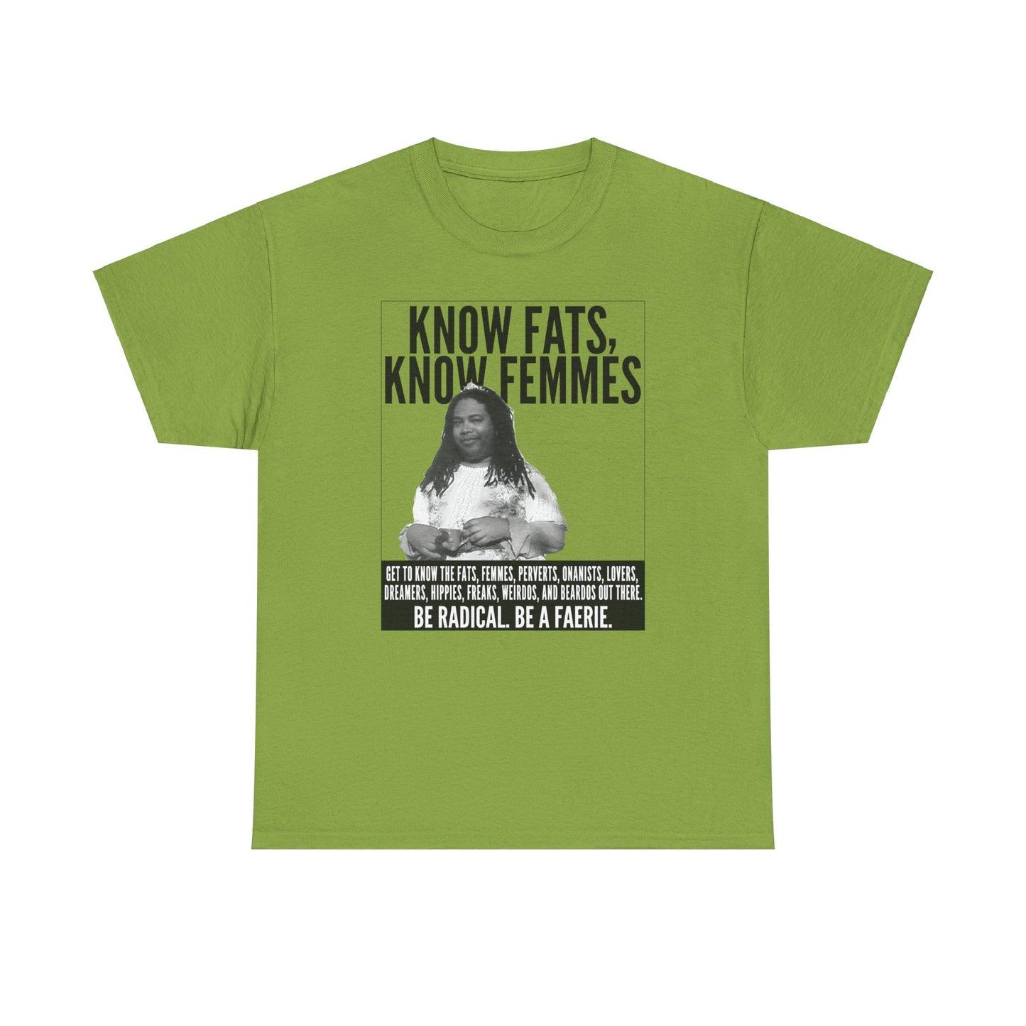 Know Fats Know Femmes Some Queen Black Trans Lives Matter Unisex Heavy Cotton Tee