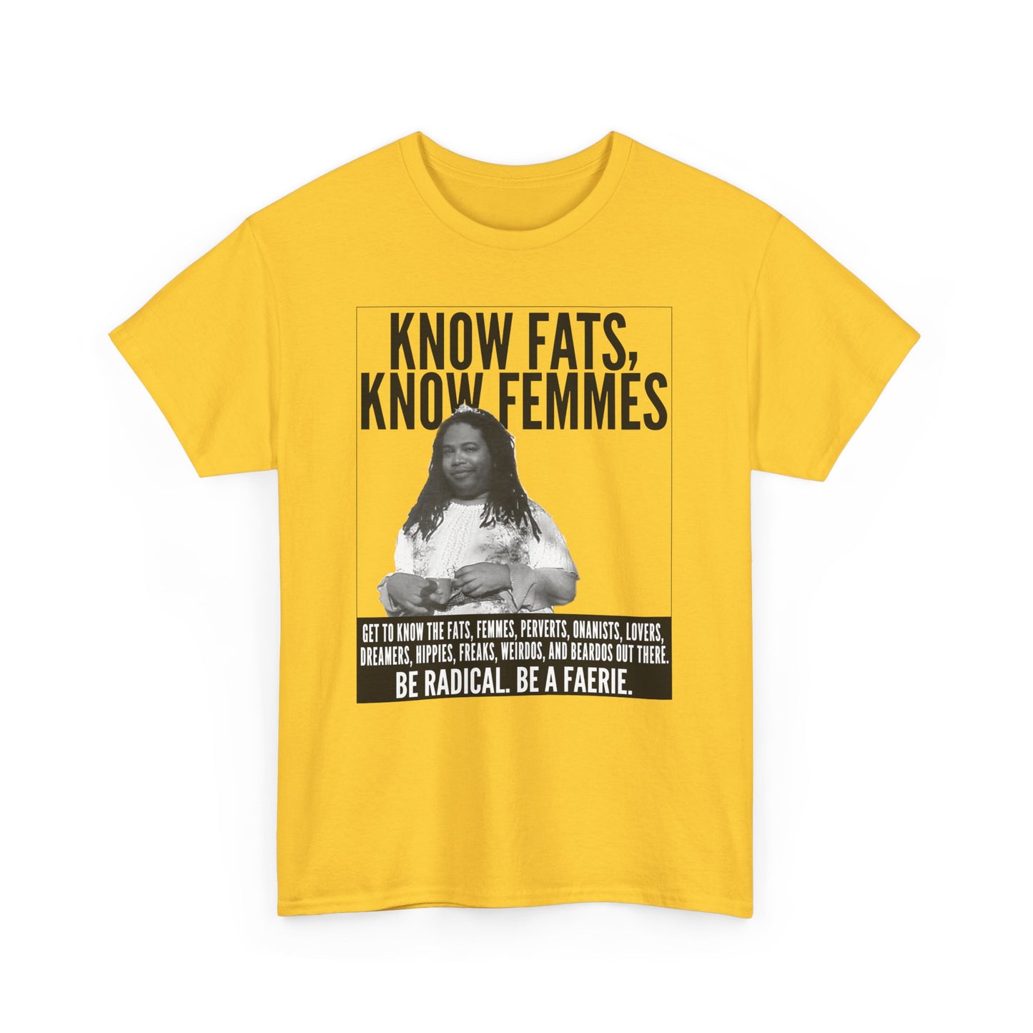 Know Fats Know Femmes Some Queen Black Trans Lives Matter Unisex Heavy Cotton Tee