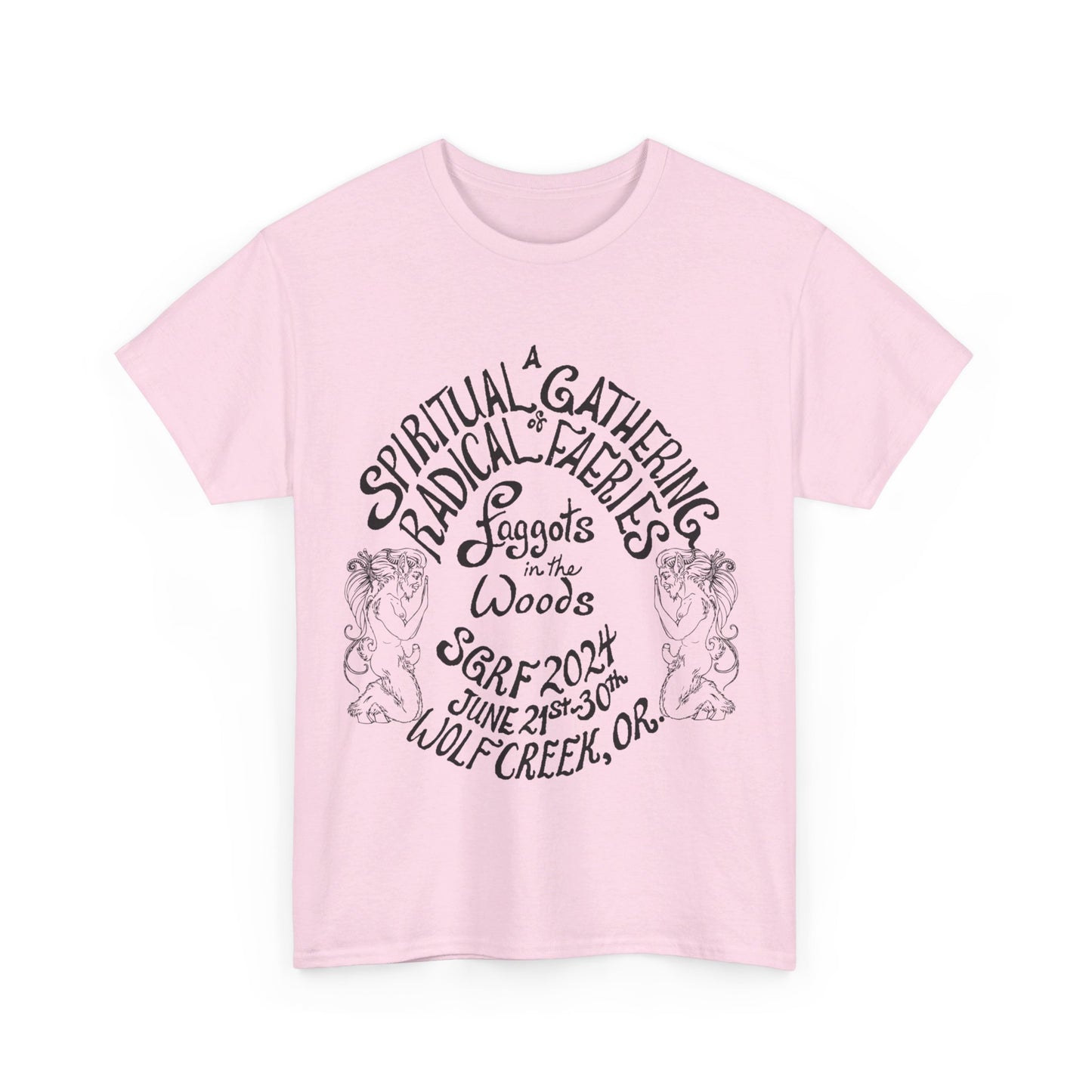 SGRF 2024 Faggots In The Woods GATHERING T-SHIRT Unisex Heavy Cotton Tee