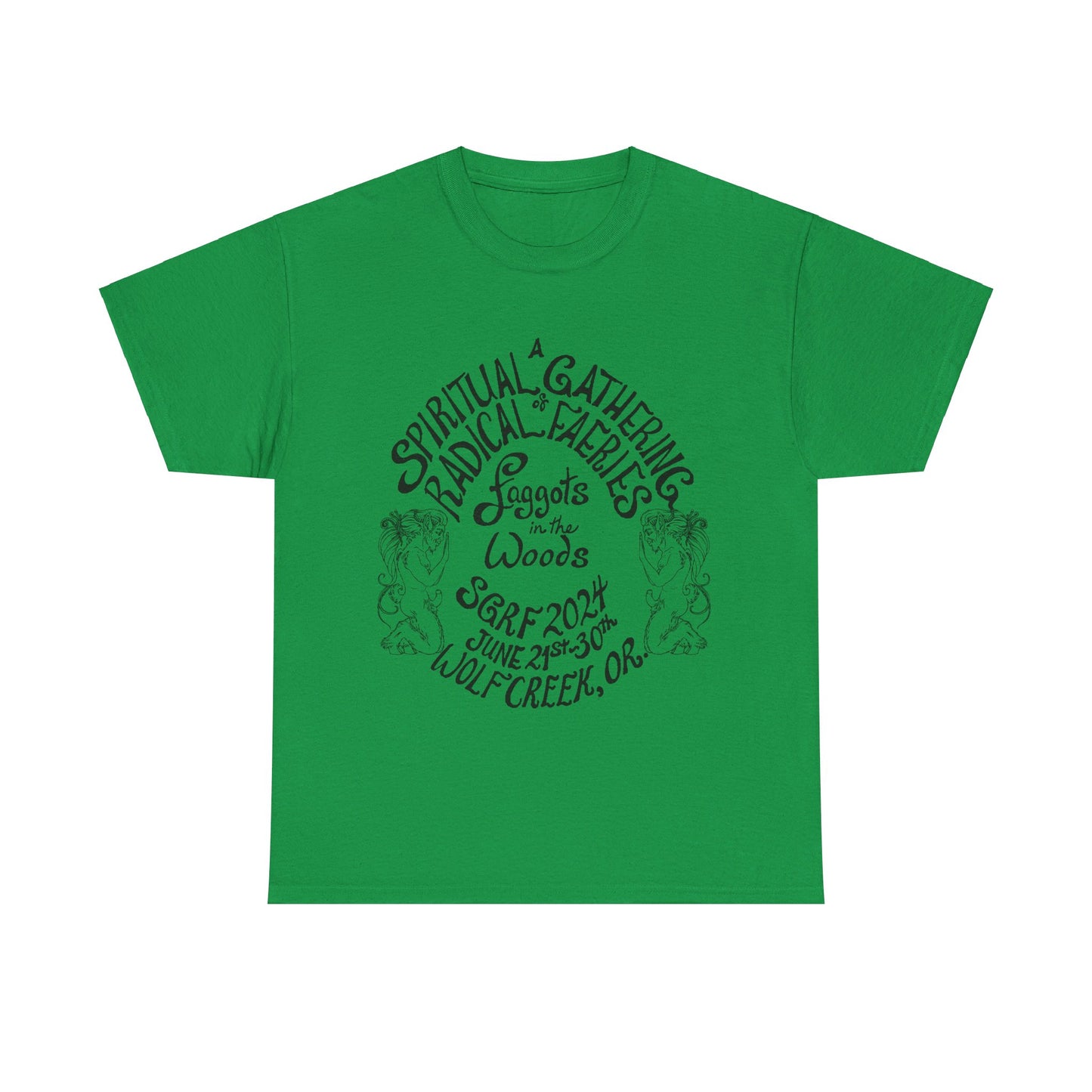 SGRF 2024 Faggots In The Woods GATHERING T-SHIRT Unisex Heavy Cotton Tee