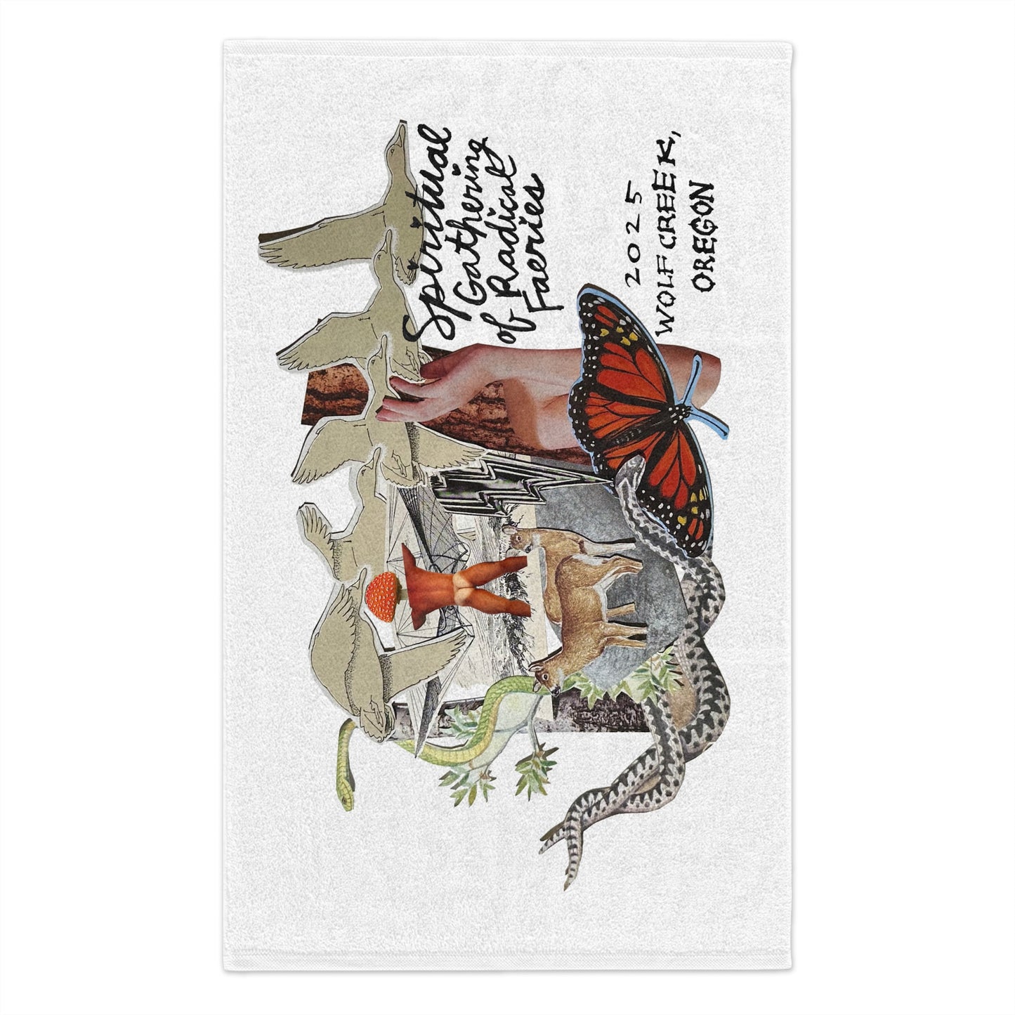 SGRF 2025 Gathering Cum Towel – 11x18, Unique Faerie Theme Towels for Events & Celebrations