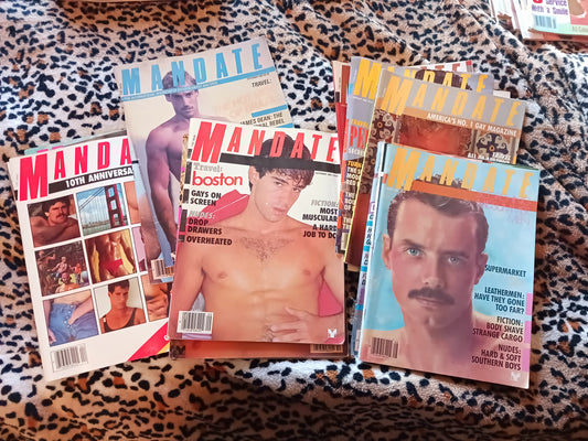 Vintage 80's Gay Men's Erotica Magazines! Queer Magic Fundraiser