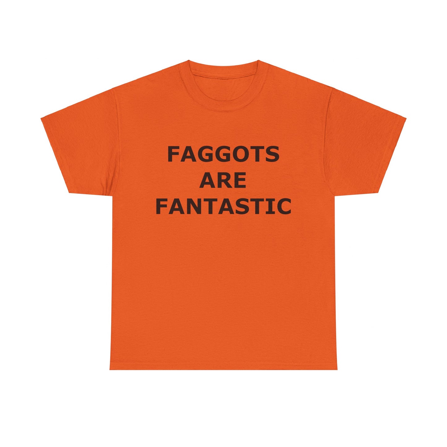 FAGGOTS ARE FANTASTIC Classic Queen Fabulous QUEER Unisex Heavy Cotton Tee