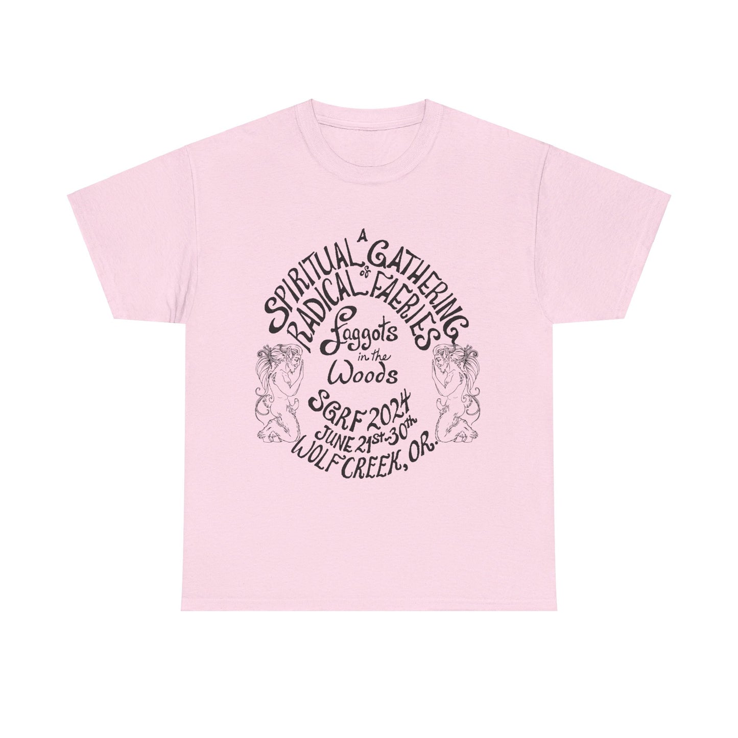 SGRF 2024 Faggots In The Woods GATHERING T-SHIRT Unisex Heavy Cotton Tee