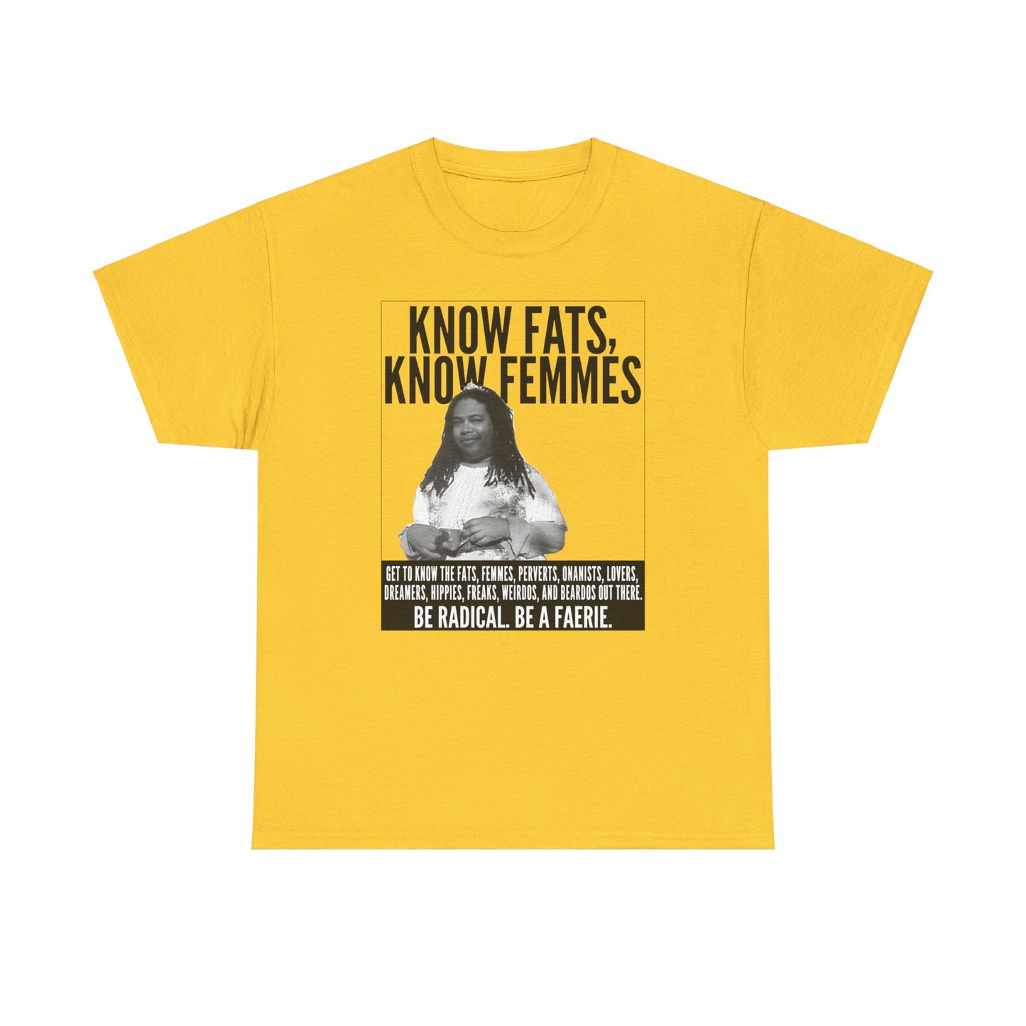 Know Fats Know Femmes Some Queen Black Trans Lives Matter Unisex Heavy Cotton Tee