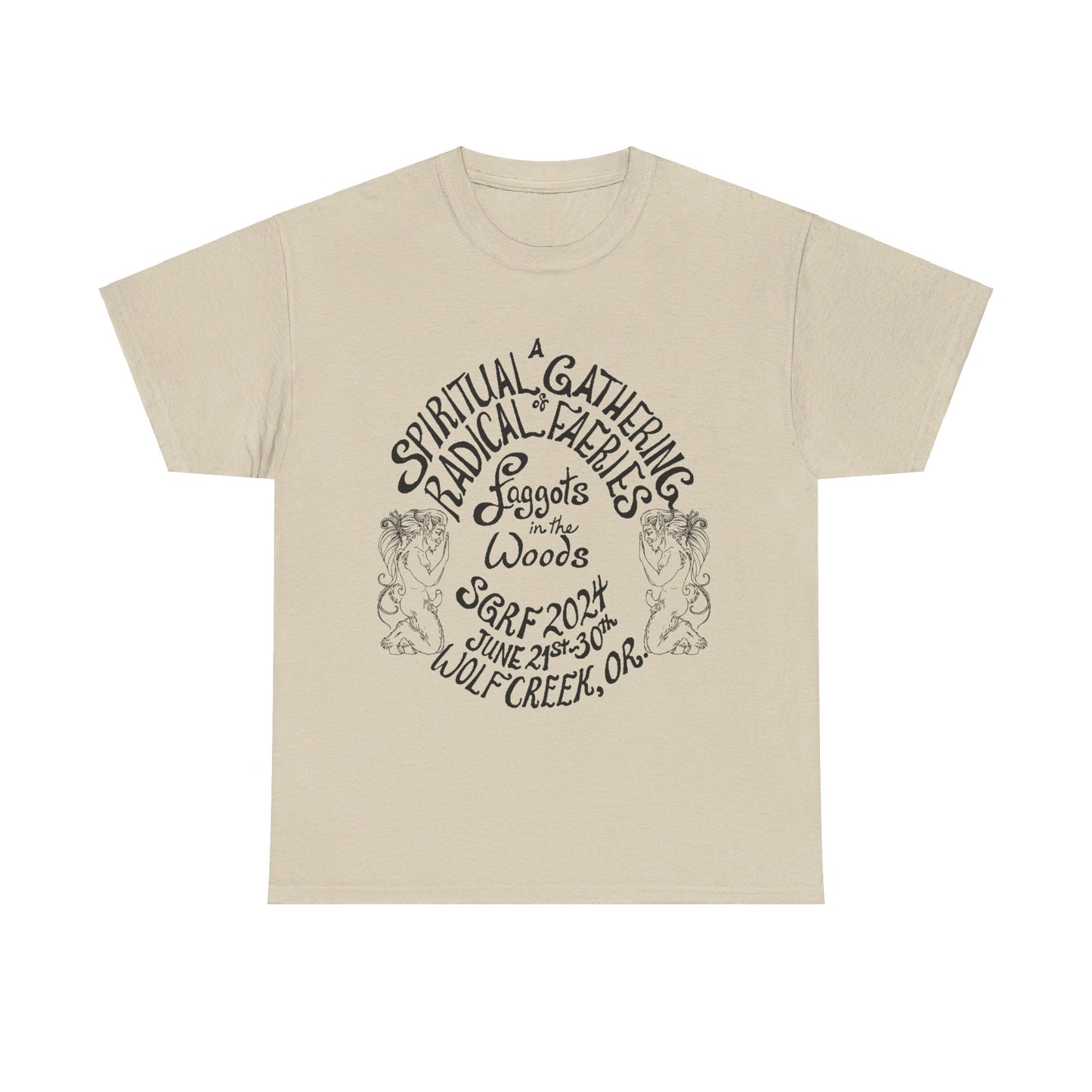 SGRF 2024 Faggots In The Woods GATHERING T-SHIRT Unisex Heavy Cotton Tee