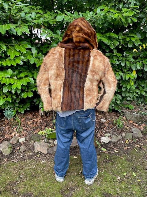 Wolf and Mink Hoodie from the House of Uncle Markie