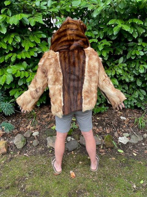 Wolf and Mink Hoodie from the House of Uncle Markie