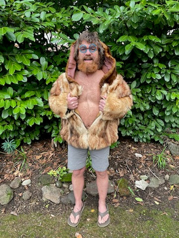 Wolf and Mink Hoodie from the House of Uncle Markie