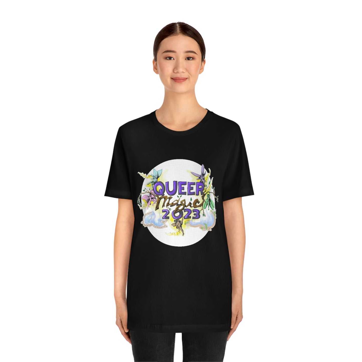 QUEER MAGIC 2023 Tshirt for Summer Portland Radical Faerie Gathering in Place