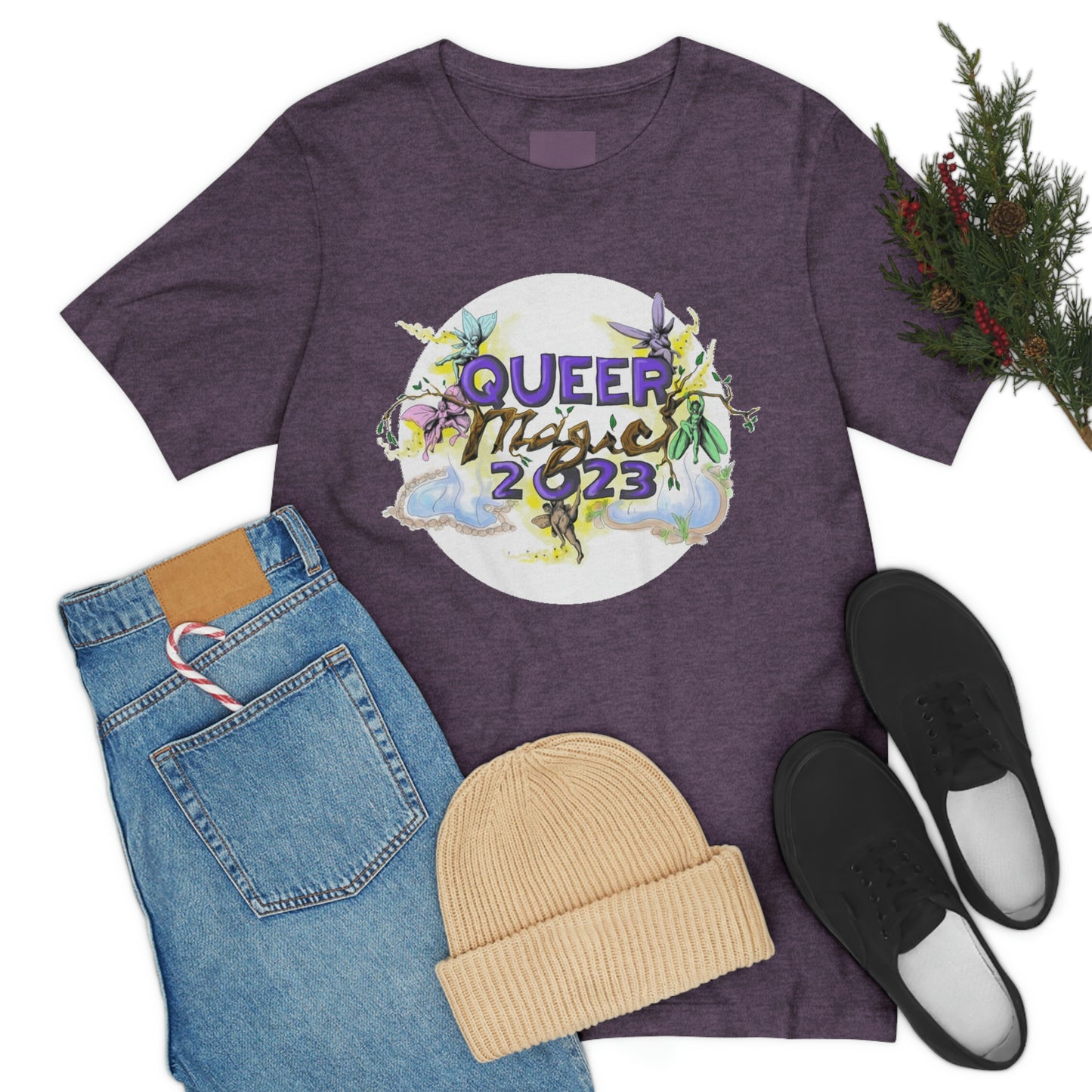 QUEER MAGIC 2023 Tshirt for Summer Portland Radical Faerie Gathering in Place