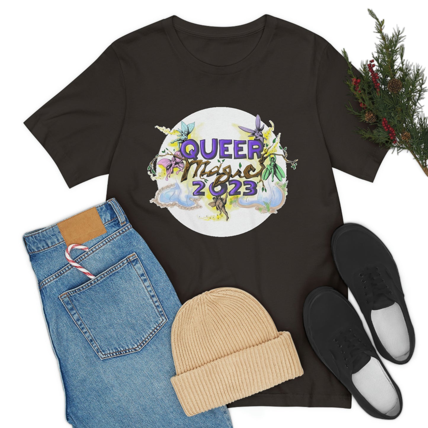 QUEER MAGIC 2023 Tshirt for Summer Portland Radical Faerie Gathering in Place