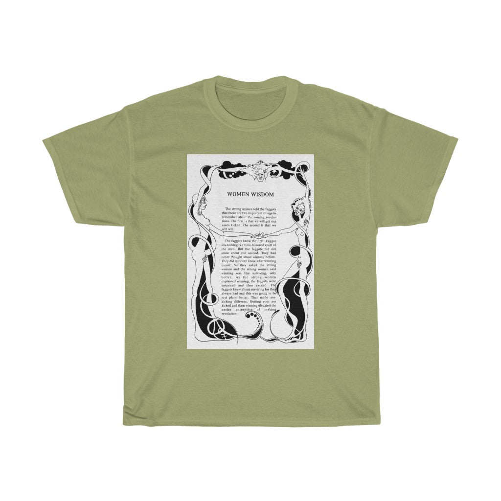 Classic Women Wisdom from Fa@@ots and their Friends Between Revolutions Unisex Heavy Cotton Tee