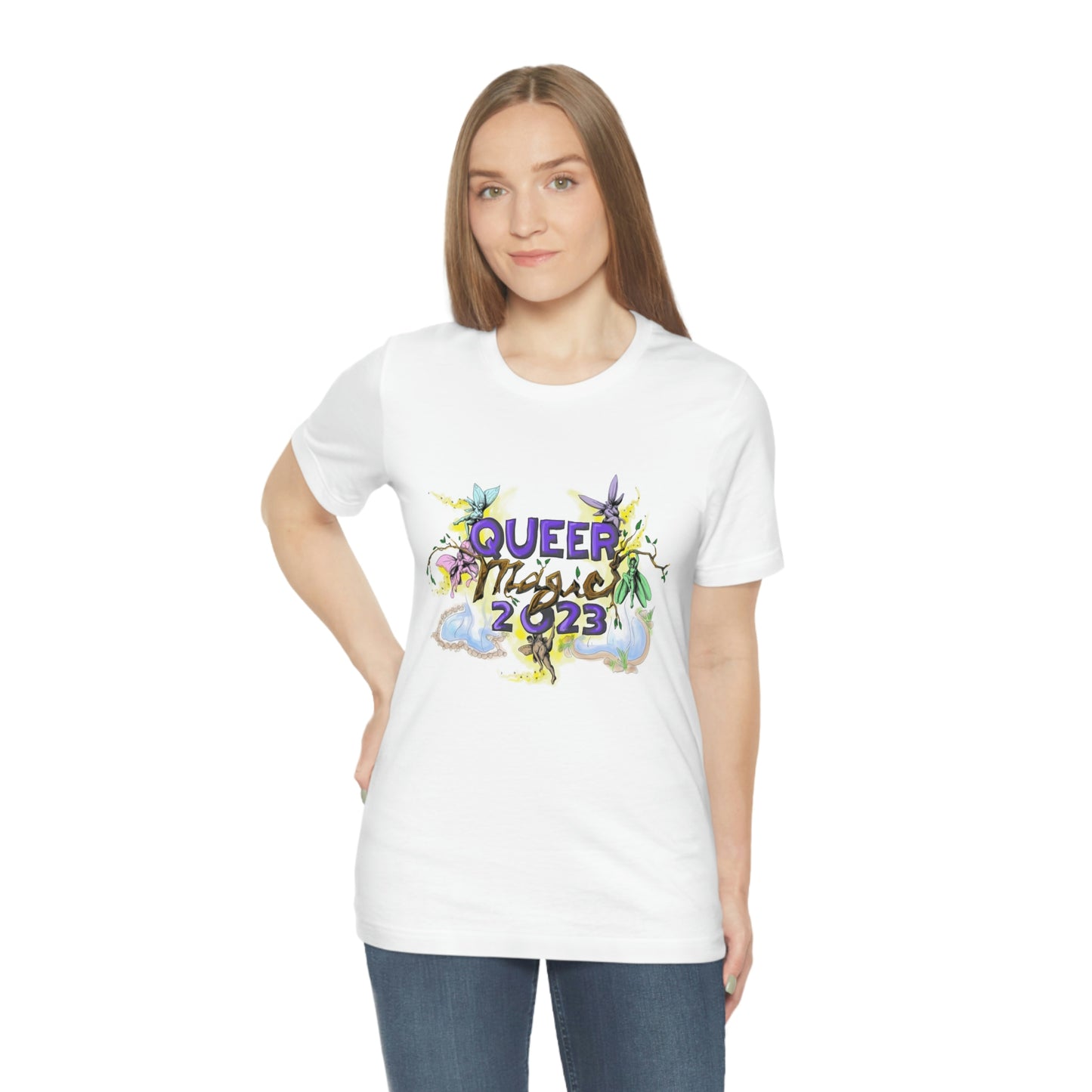 QUEER MAGIC 2023 Tshirt for Summer Portland Radical Faerie Gathering in Place