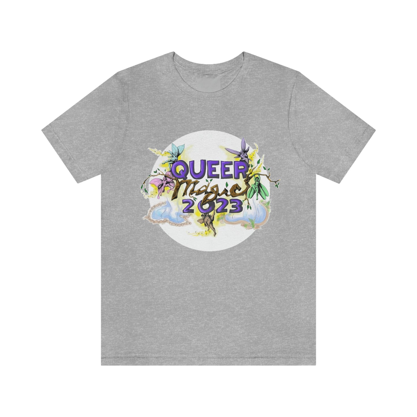 QUEER MAGIC 2023 Tshirt for Summer Portland Radical Faerie Gathering in Place