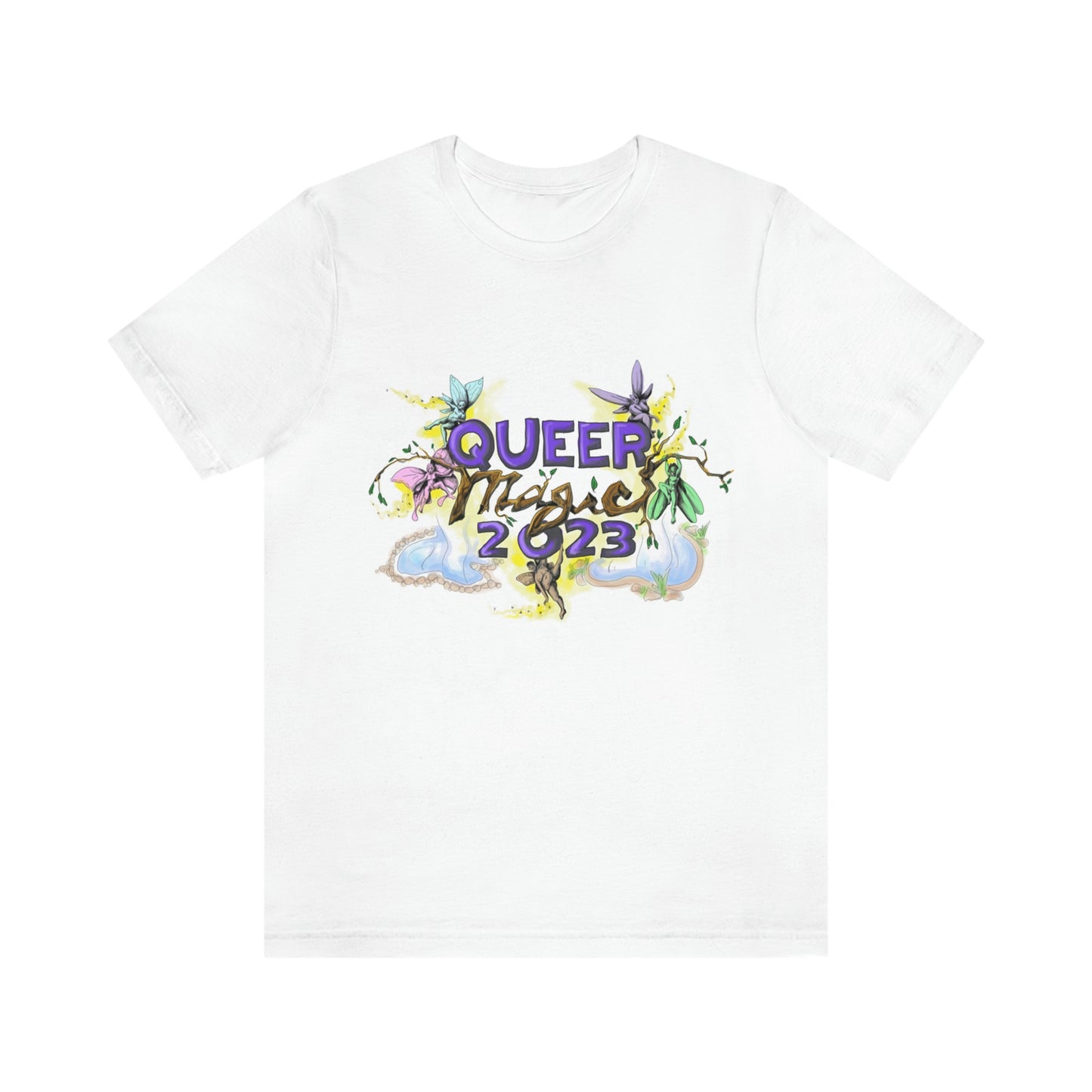 QUEER MAGIC 2023 Tshirt for Summer Portland Radical Faerie Gathering in Place