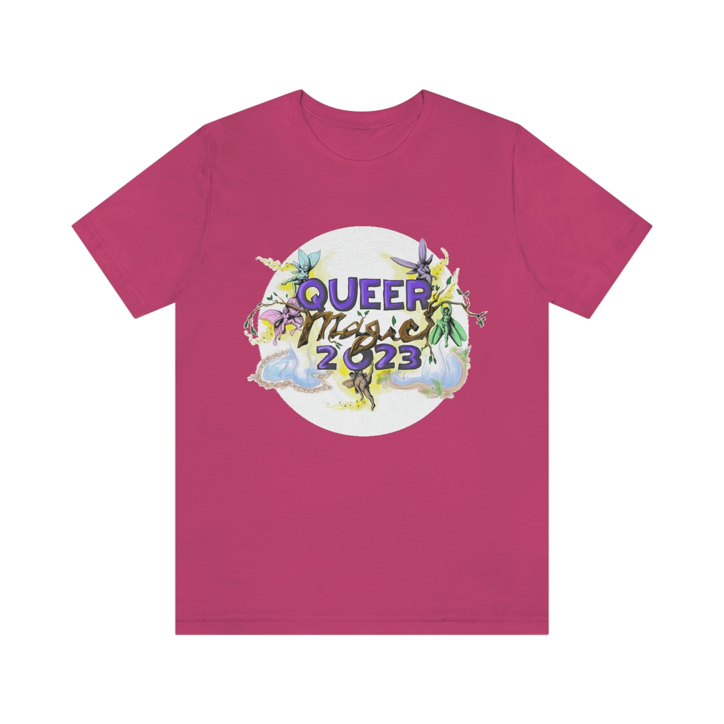 QUEER MAGIC 2023 Tshirt for Summer Portland Radical Faerie Gathering in Place