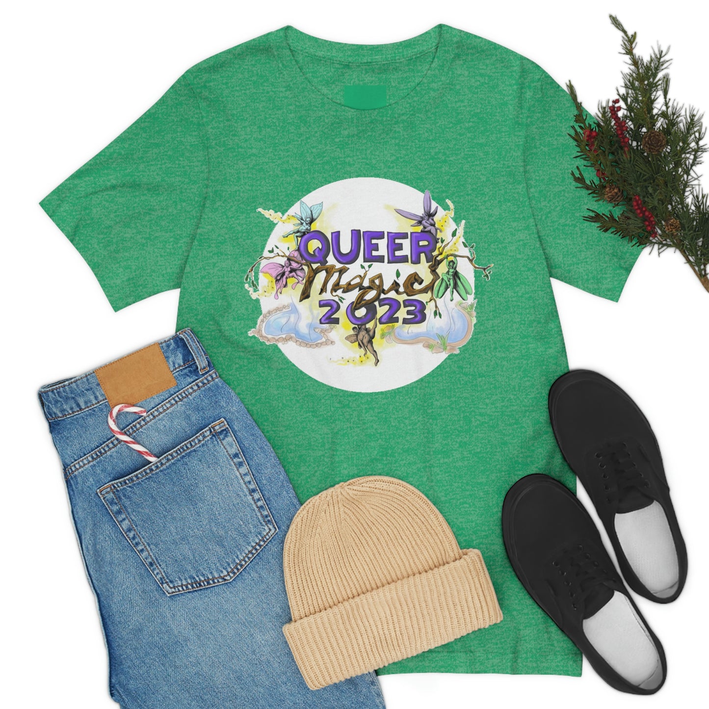QUEER MAGIC 2023 Tshirt for Summer Portland Radical Faerie Gathering in Place