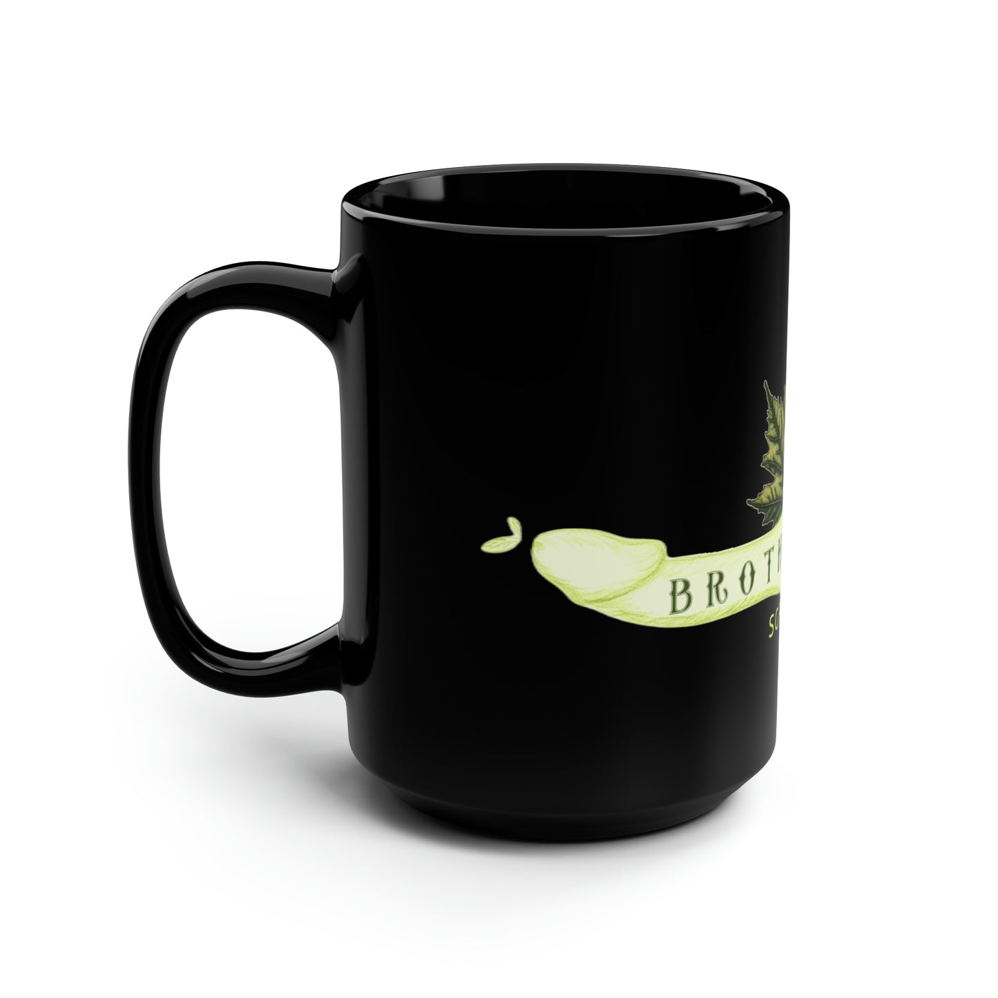 SGRF 2023 Brotherwood Maple Leaf Black Mug, 15oz