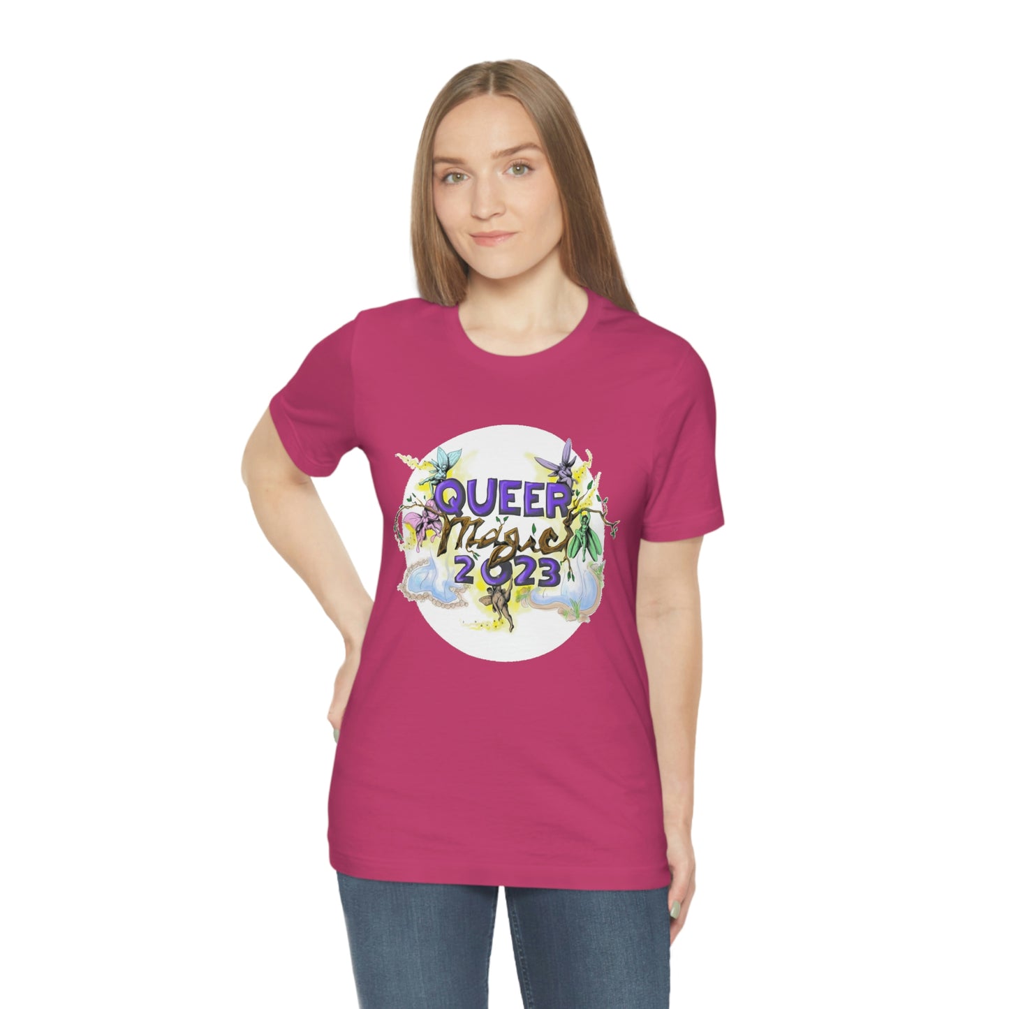QUEER MAGIC 2023 Tshirt for Summer Portland Radical Faerie Gathering in Place