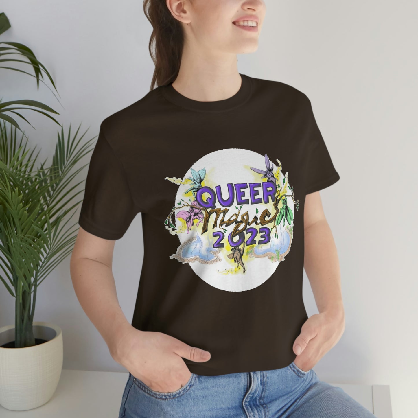 QUEER MAGIC 2023 Tshirt for Summer Portland Radical Faerie Gathering in Place