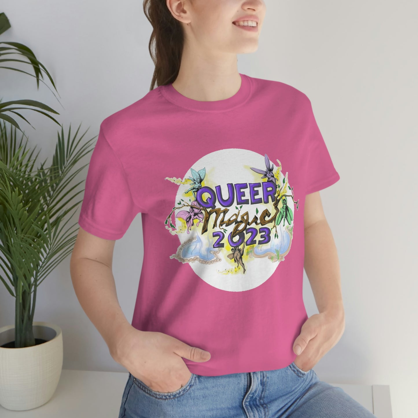 QUEER MAGIC 2023 Tshirt for Summer Portland Radical Faerie Gathering in Place