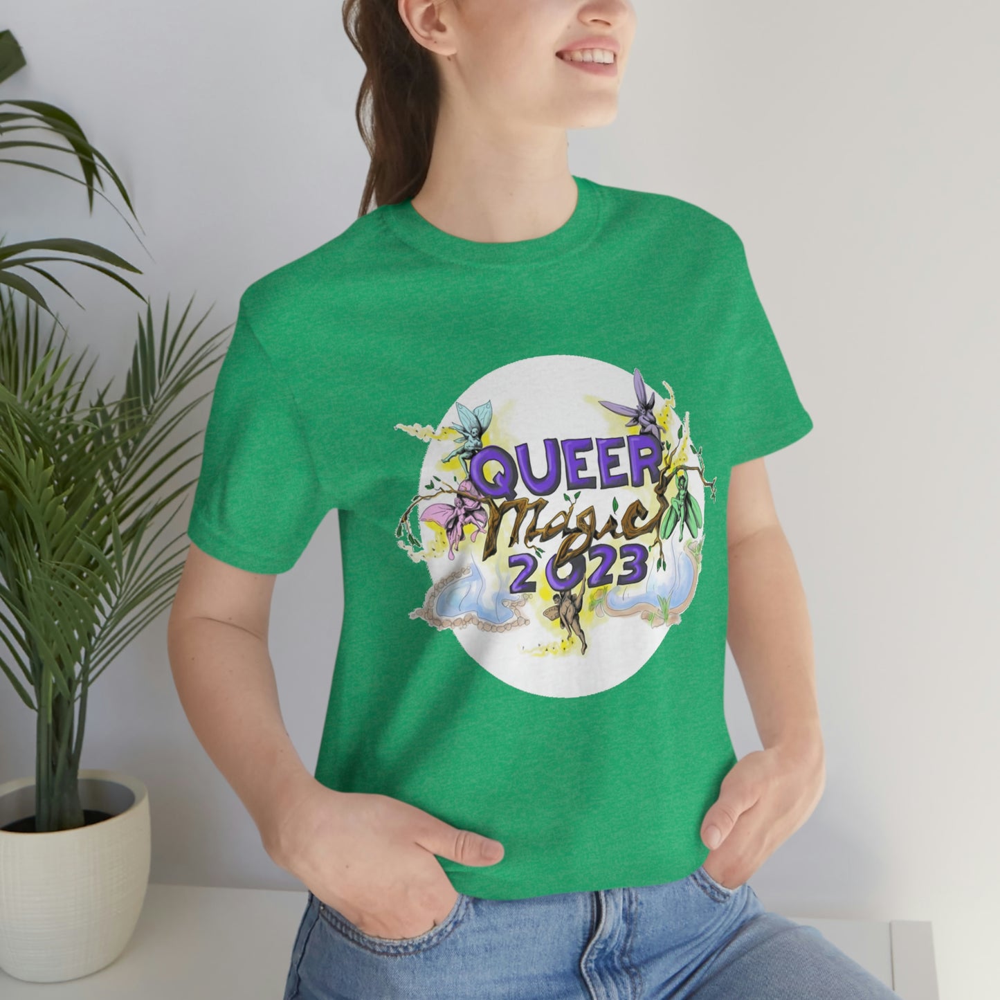 QUEER MAGIC 2023 Tshirt for Summer Portland Radical Faerie Gathering in Place