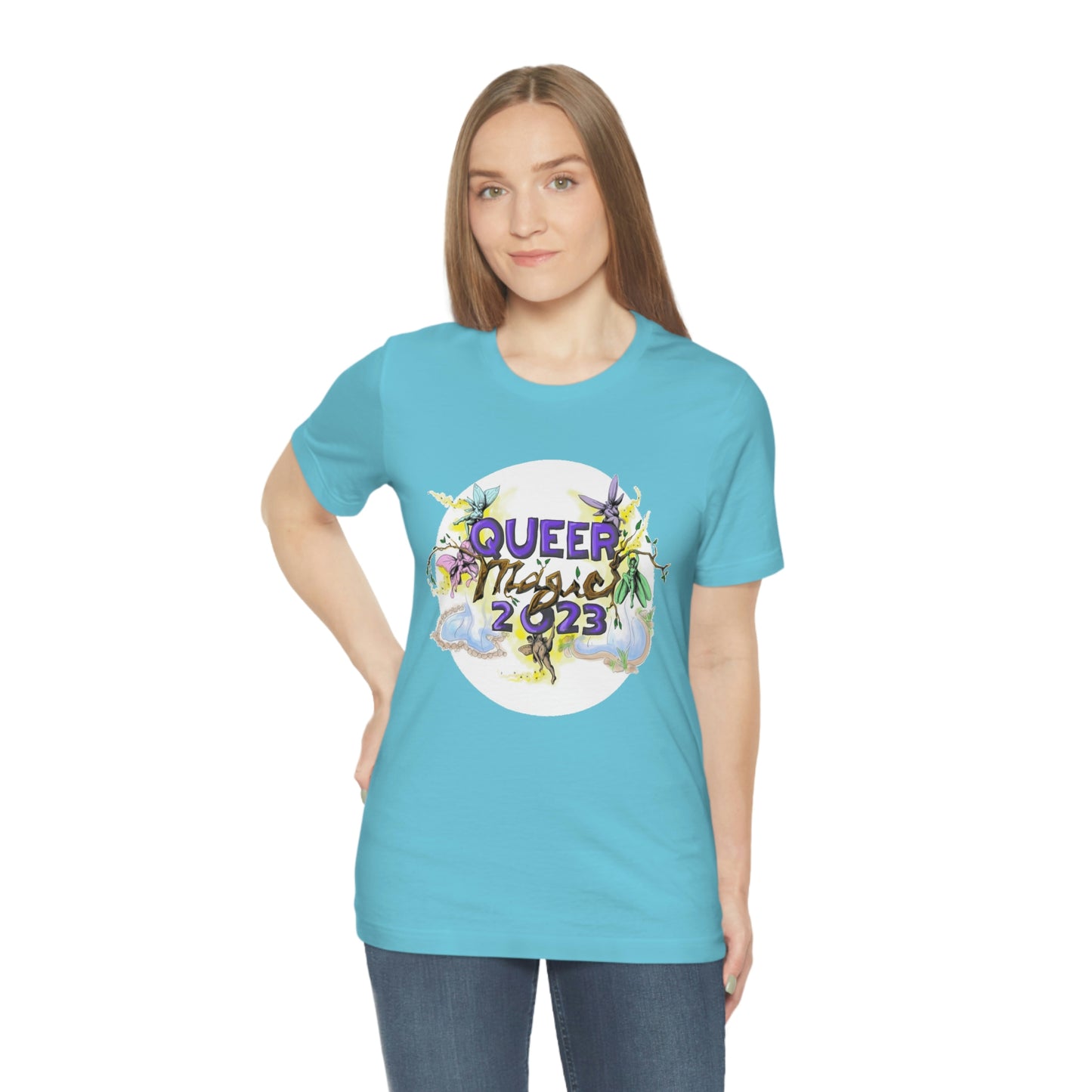 QUEER MAGIC 2023 Tshirt for Summer Portland Radical Faerie Gathering in Place