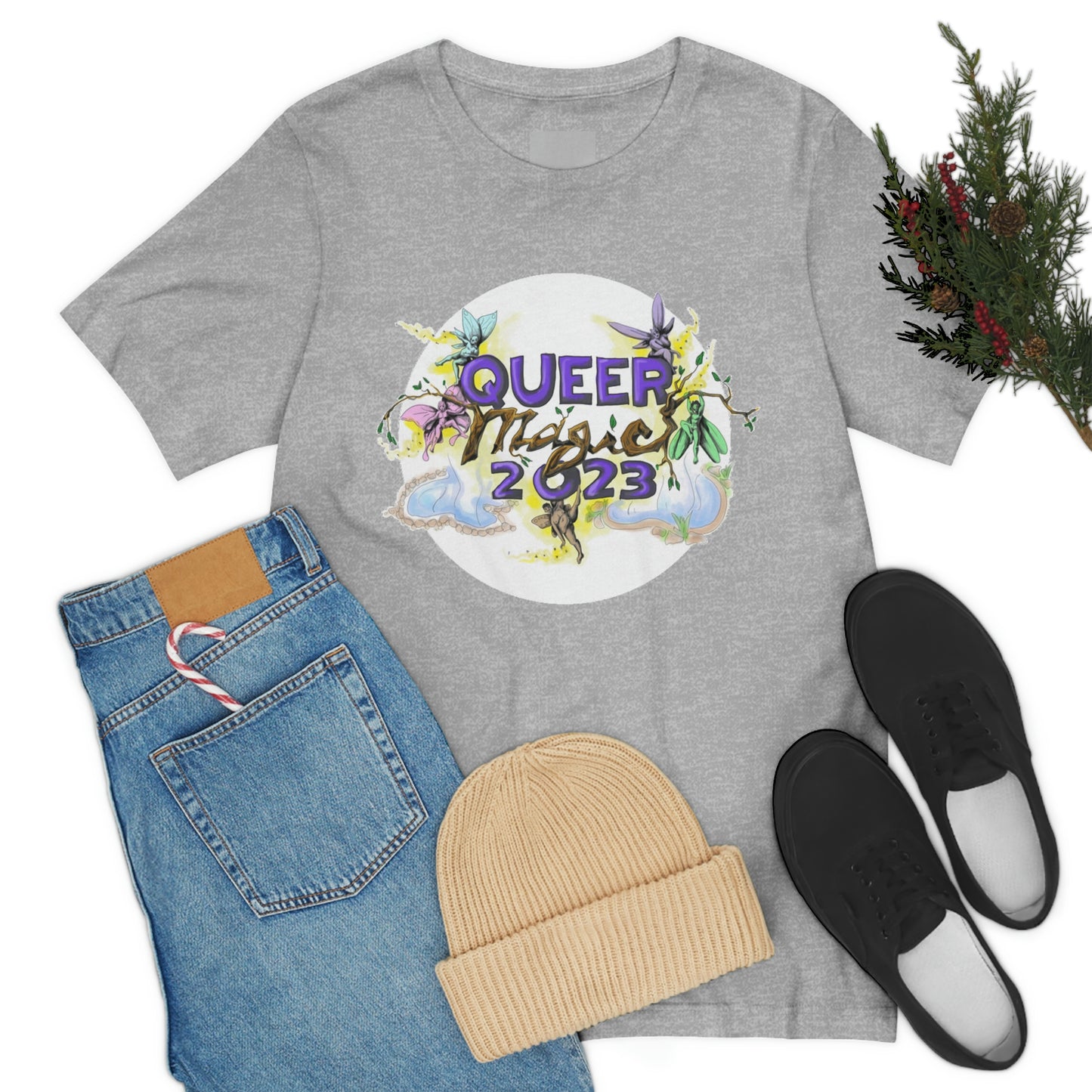QUEER MAGIC 2023 Tshirt for Summer Portland Radical Faerie Gathering in Place