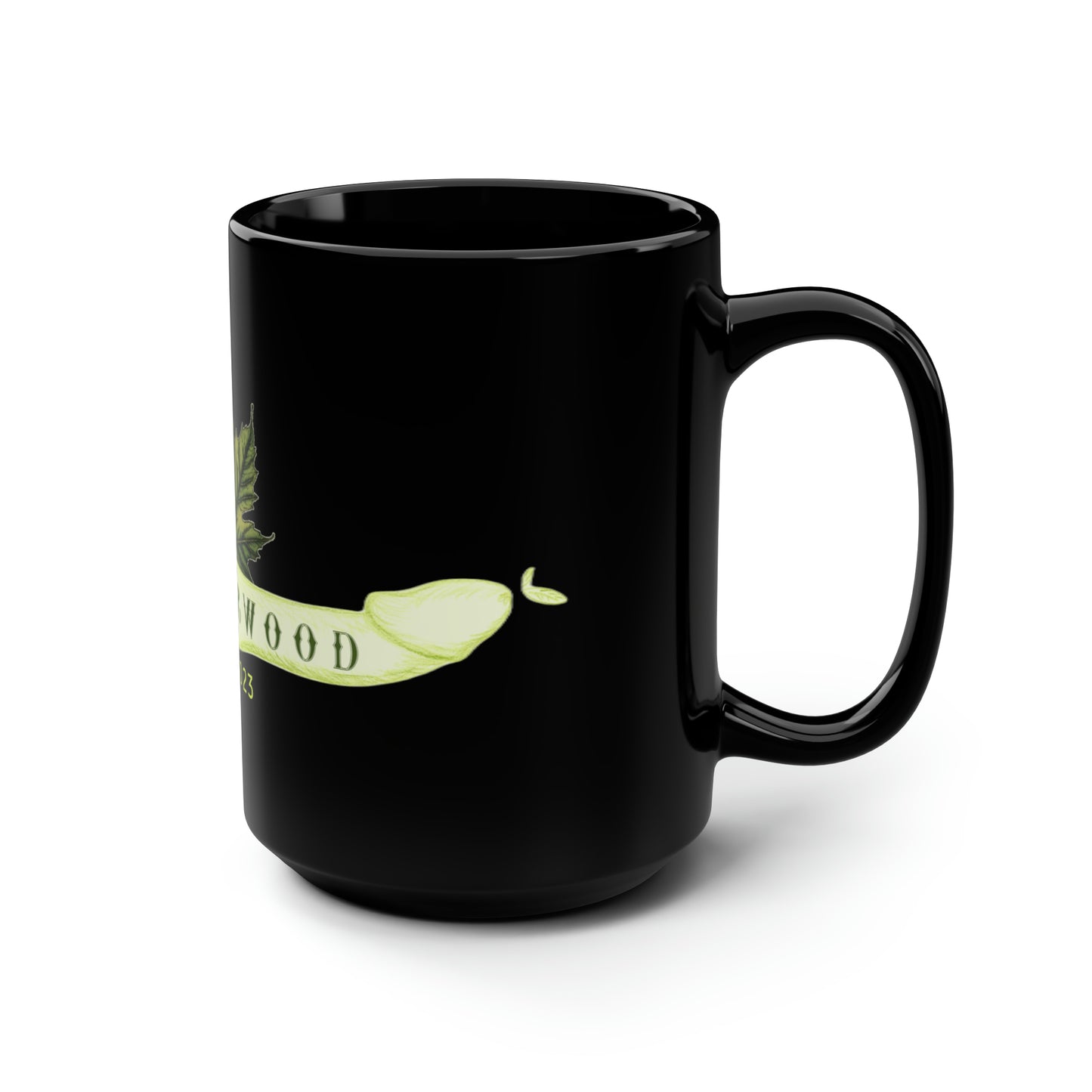 SGRF 2023 Brotherwood Maple Leaf Black Mug, 15oz