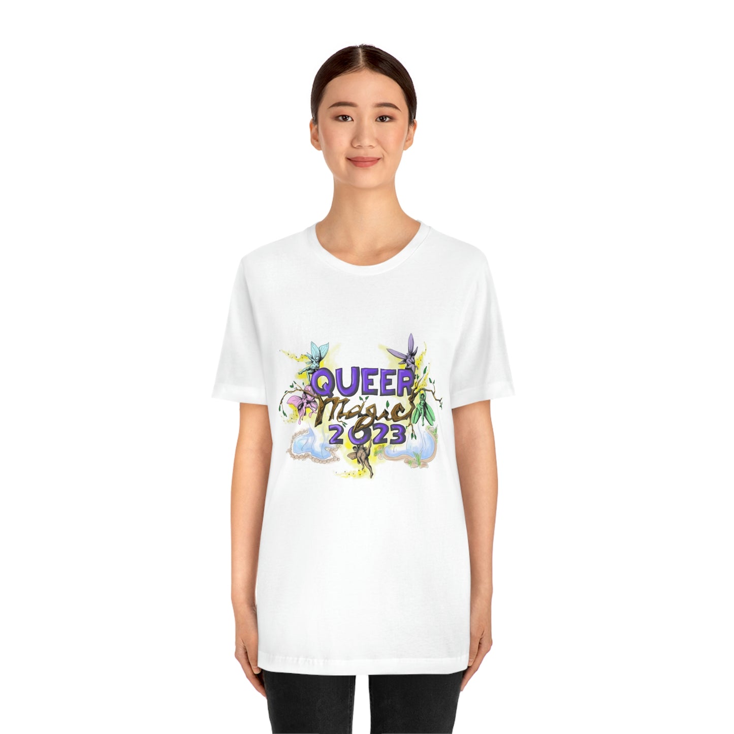 QUEER MAGIC 2023 Tshirt for Summer Portland Radical Faerie Gathering in Place