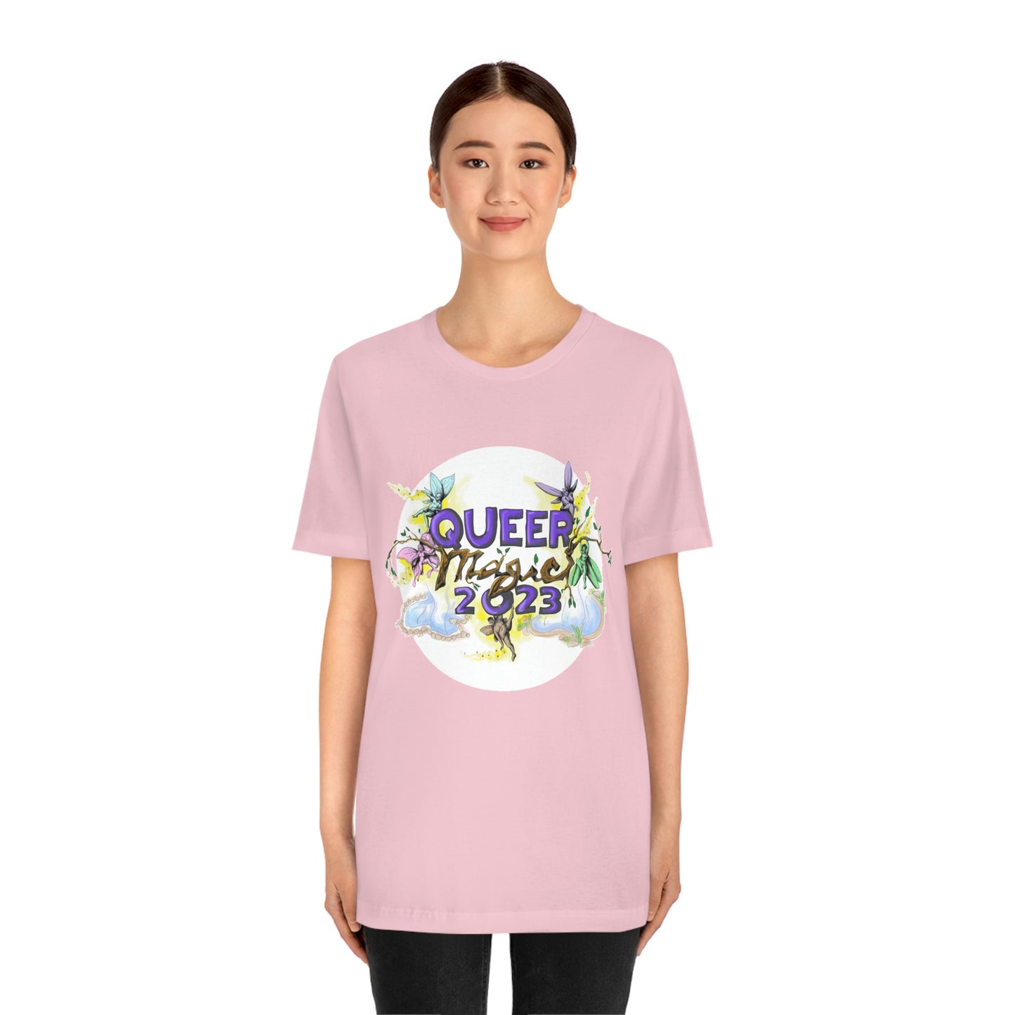 QUEER MAGIC 2023 Tshirt for Summer Portland Radical Faerie Gathering in Place