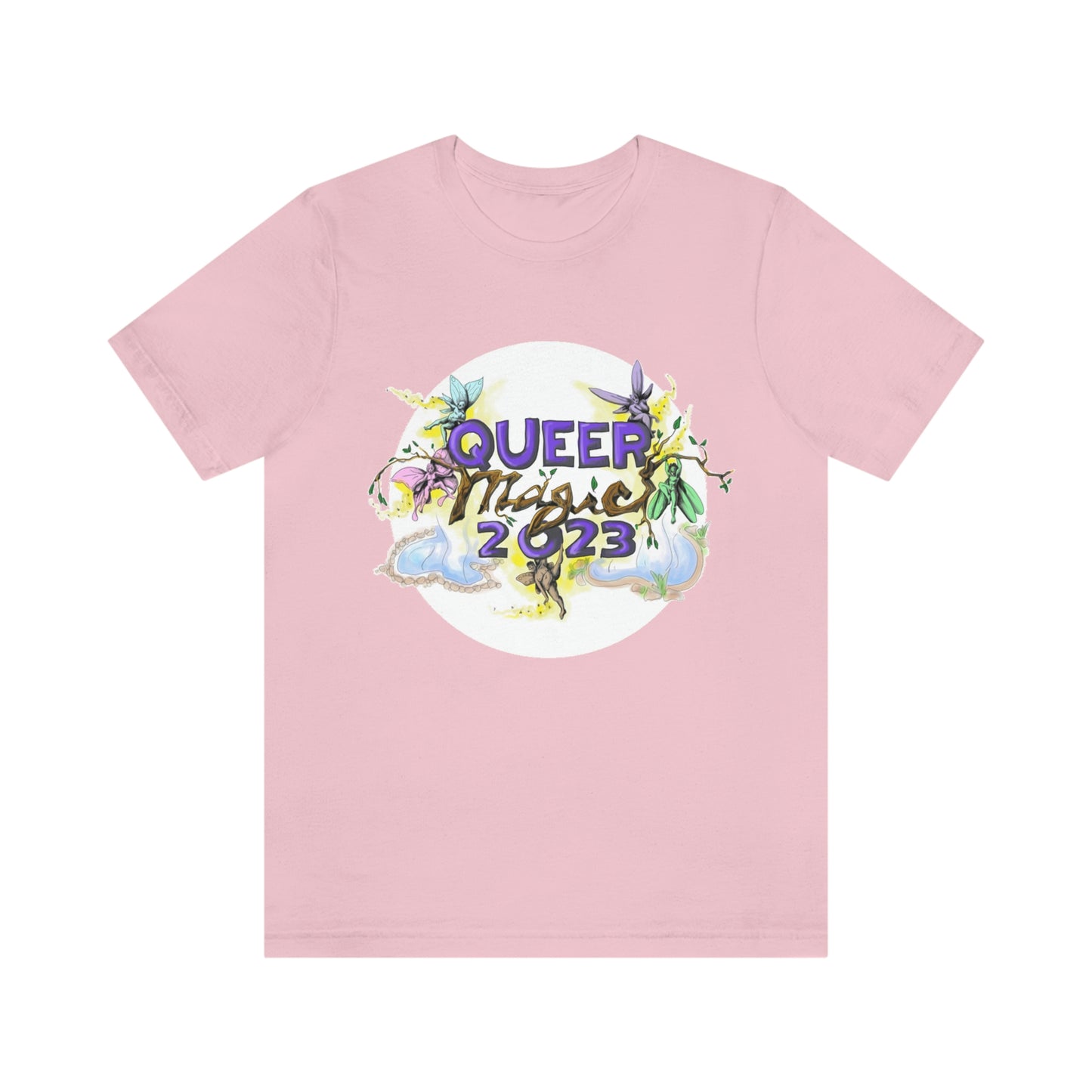 QUEER MAGIC 2023 Tshirt for Summer Portland Radical Faerie Gathering in Place