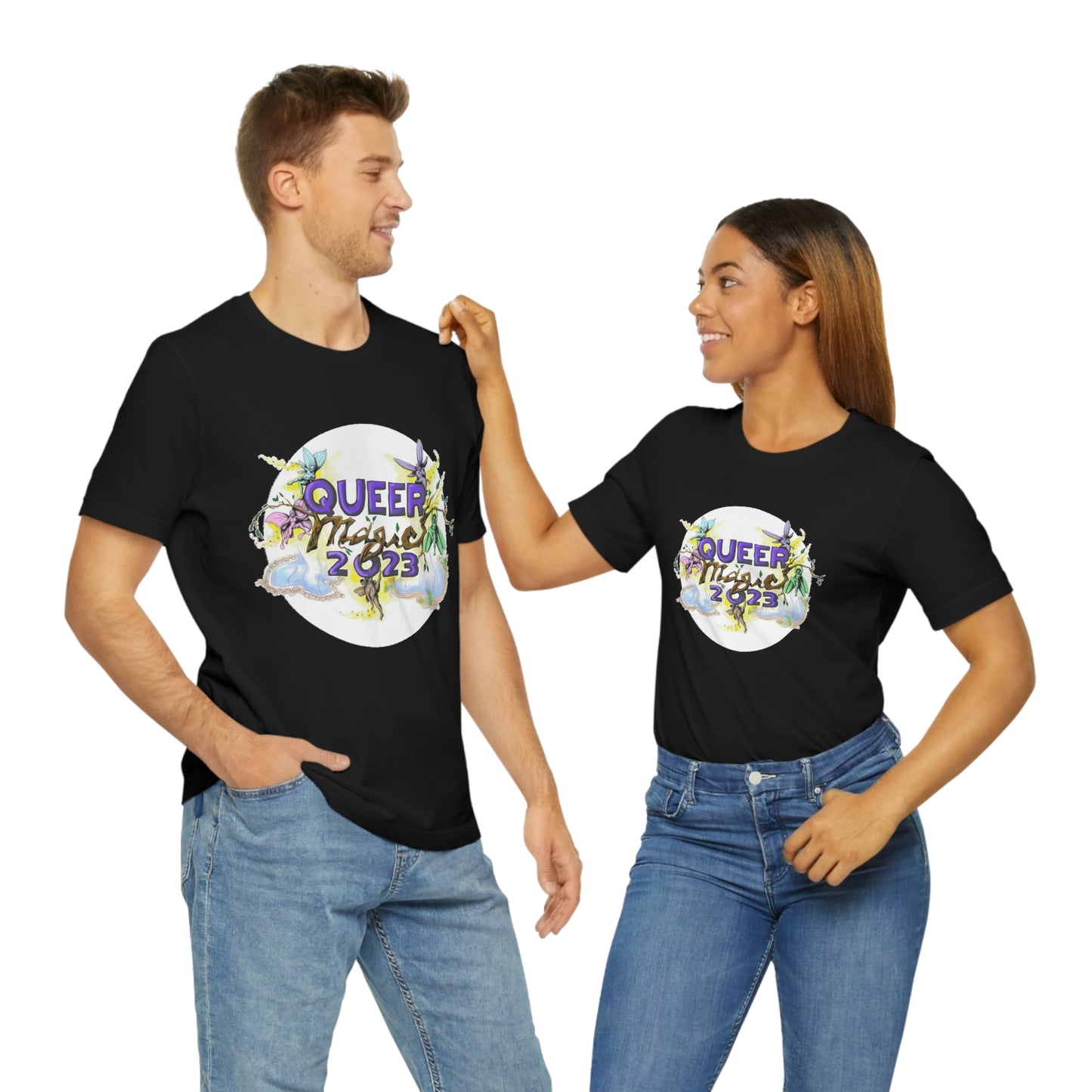 QUEER MAGIC 2023 Tshirt for Summer Portland Radical Faerie Gathering in Place
