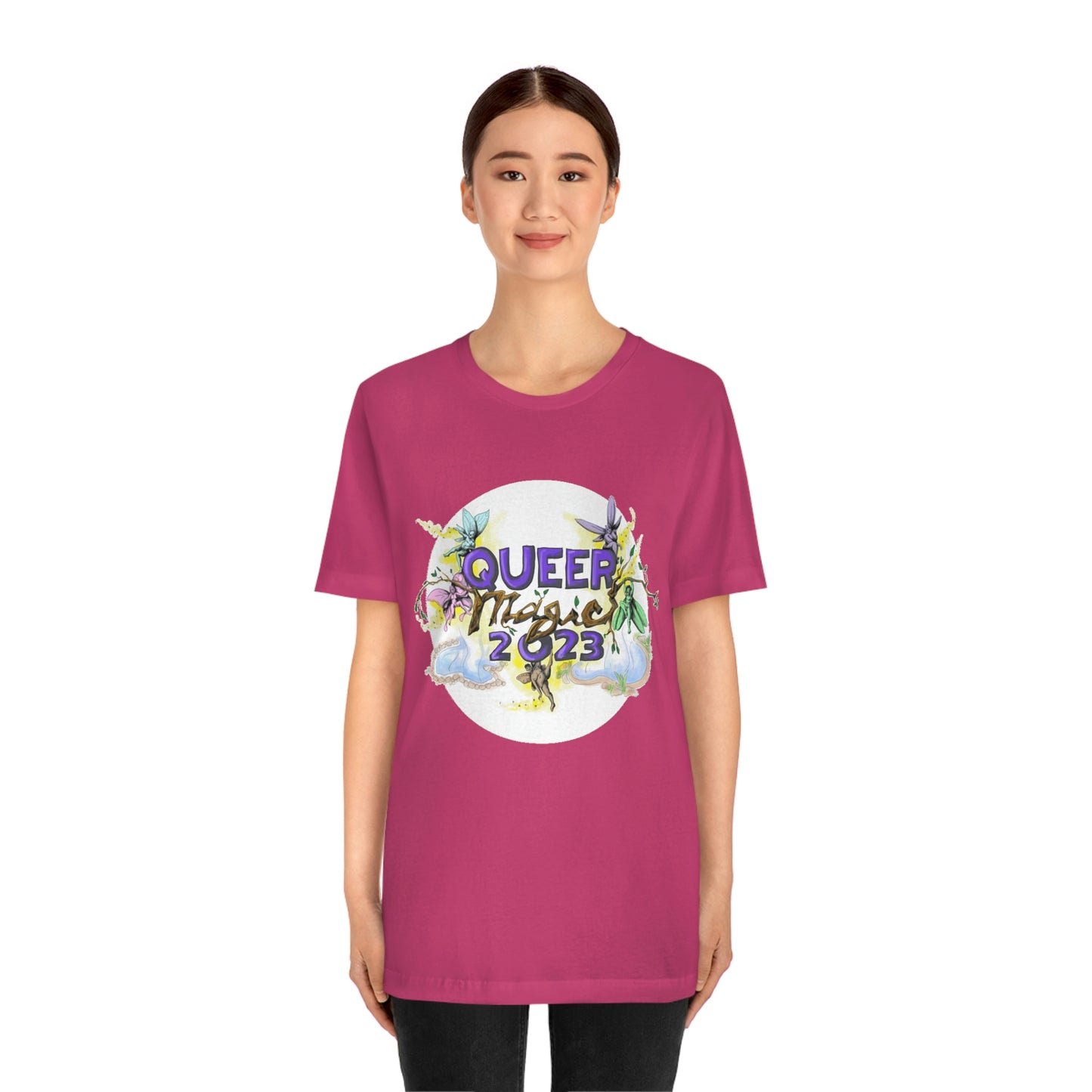 QUEER MAGIC 2023 Tshirt for Summer Portland Radical Faerie Gathering in Place