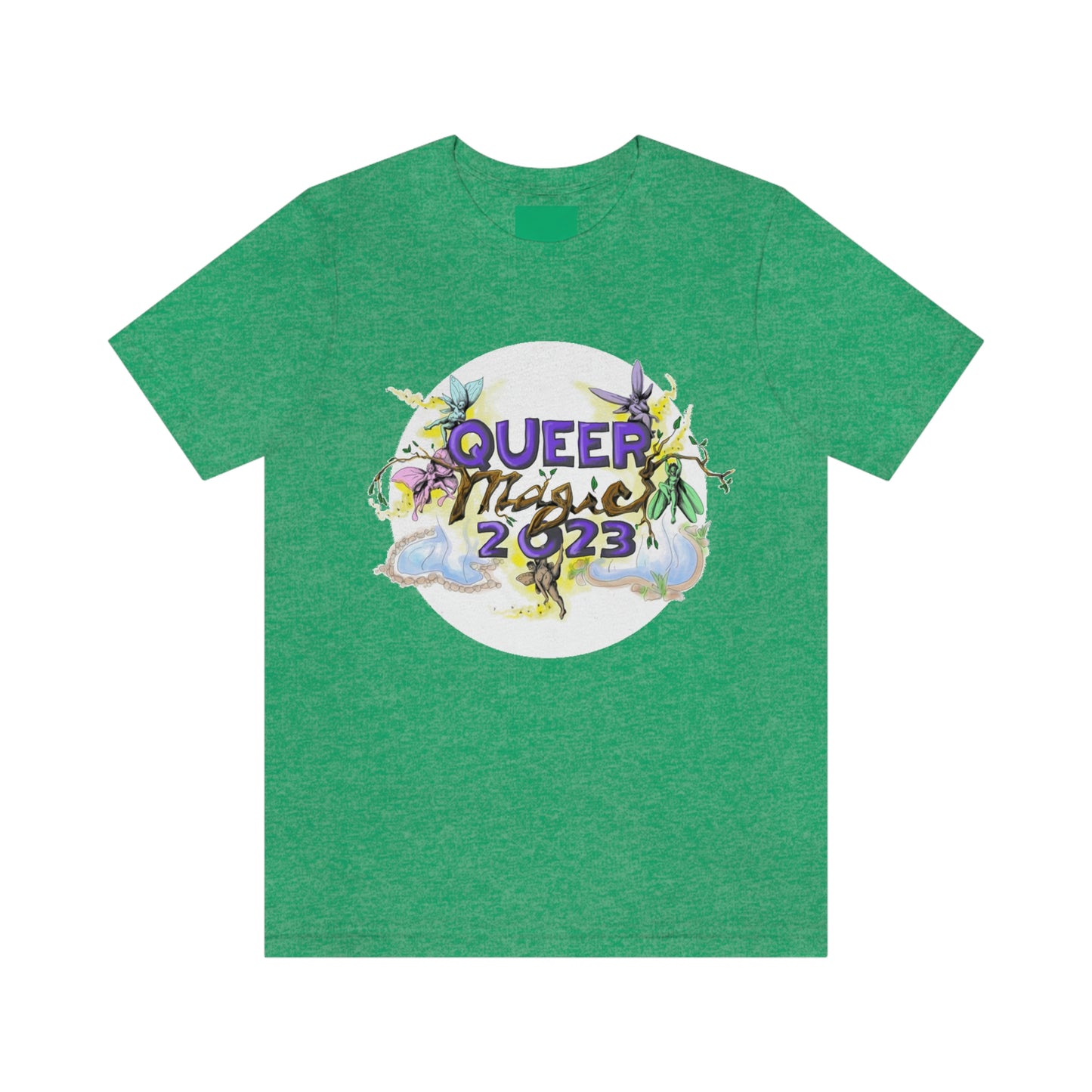 QUEER MAGIC 2023 Tshirt for Summer Portland Radical Faerie Gathering in Place
