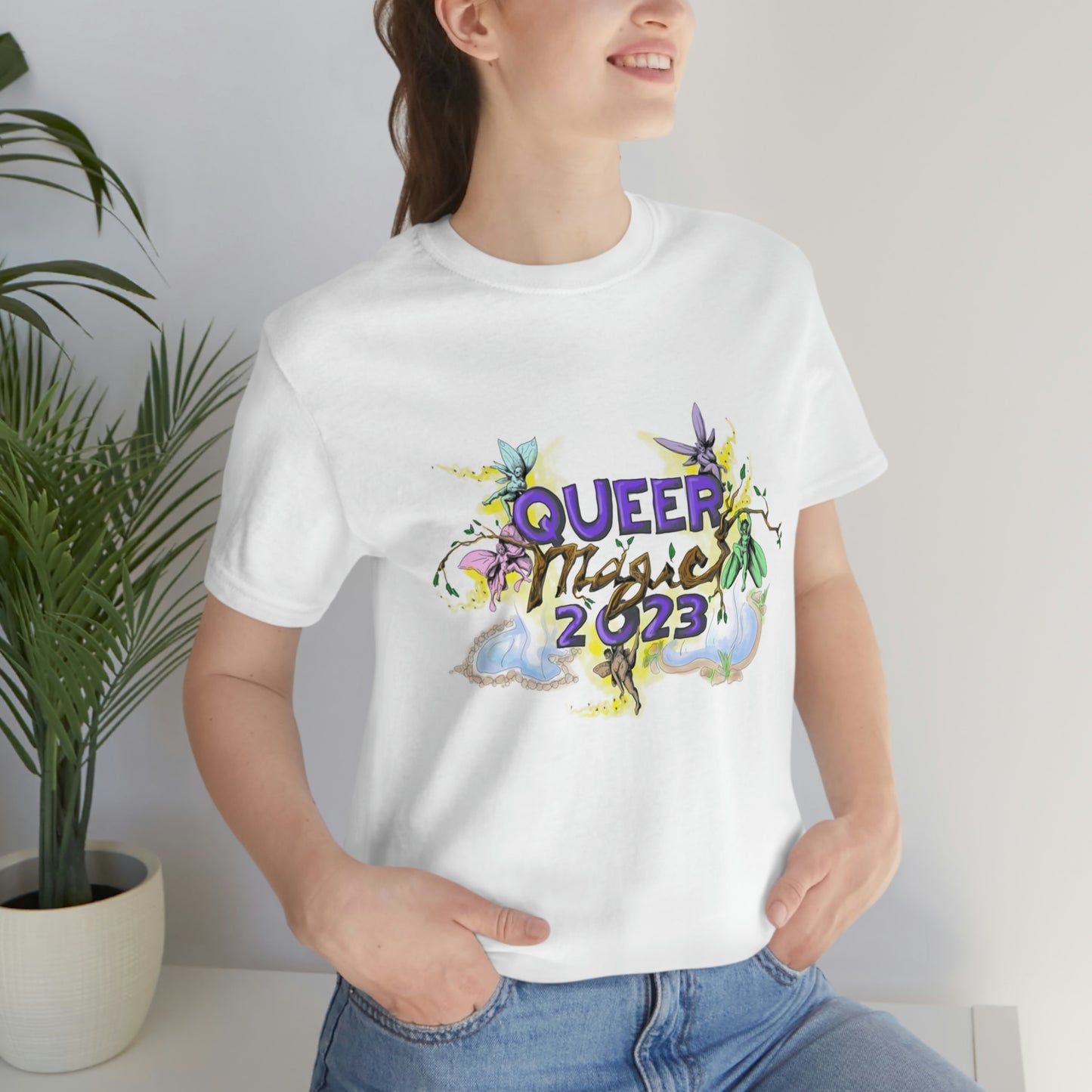 QUEER MAGIC 2023 Tshirt for Summer Portland Radical Faerie Gathering in Place