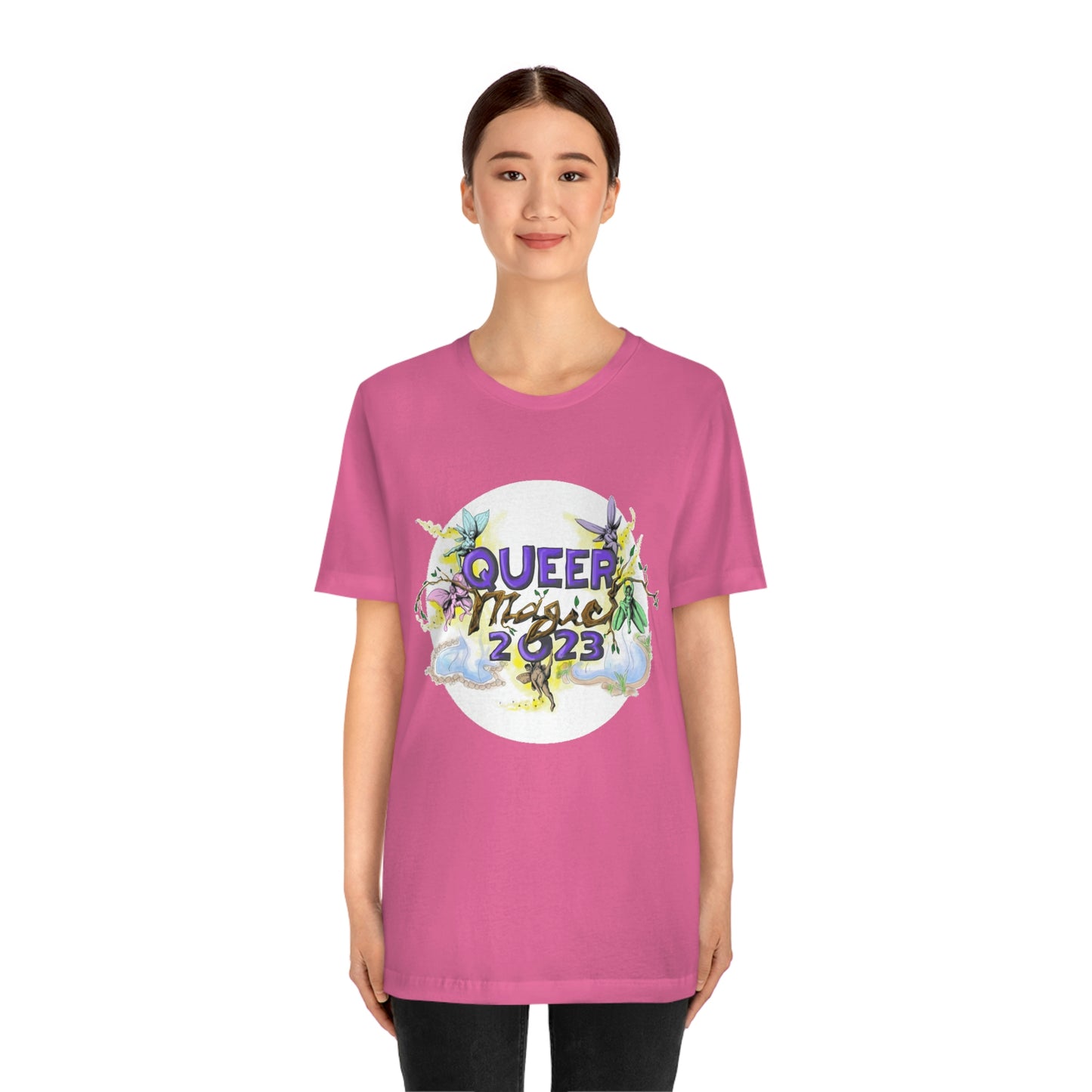 QUEER MAGIC 2023 Tshirt for Summer Portland Radical Faerie Gathering in Place