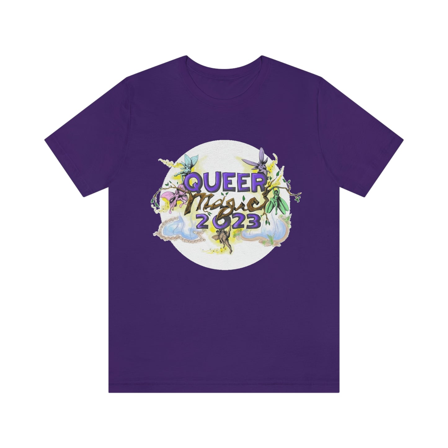 QUEER MAGIC 2023 Tshirt for Summer Portland Radical Faerie Gathering in Place