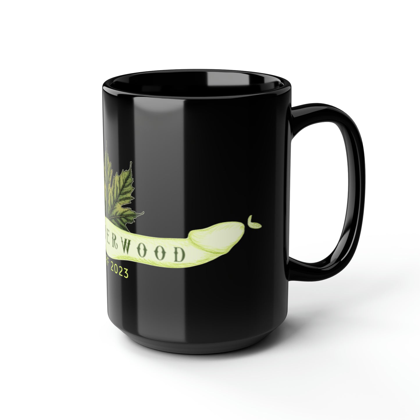 SGRF 2023 Brotherwood Maple Leaf Black Mug, 15oz