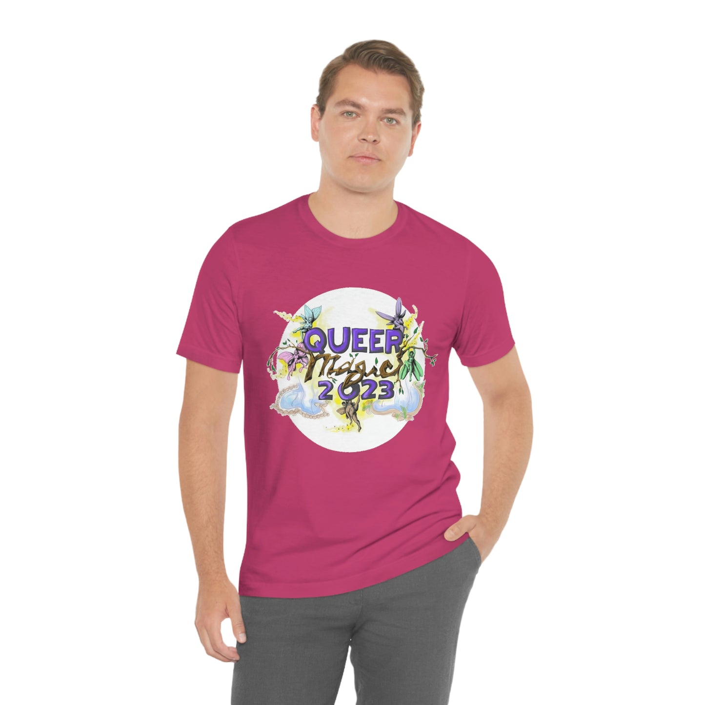 QUEER MAGIC 2023 Tshirt for Summer Portland Radical Faerie Gathering in Place