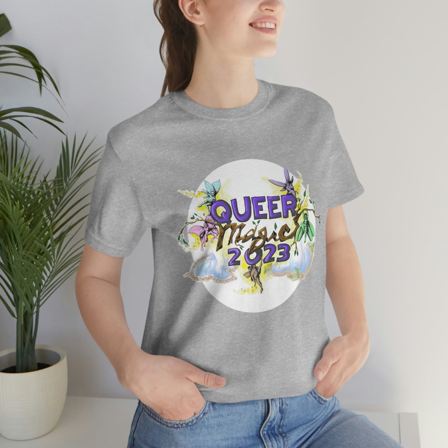 QUEER MAGIC 2023 Tshirt for Summer Portland Radical Faerie Gathering in Place