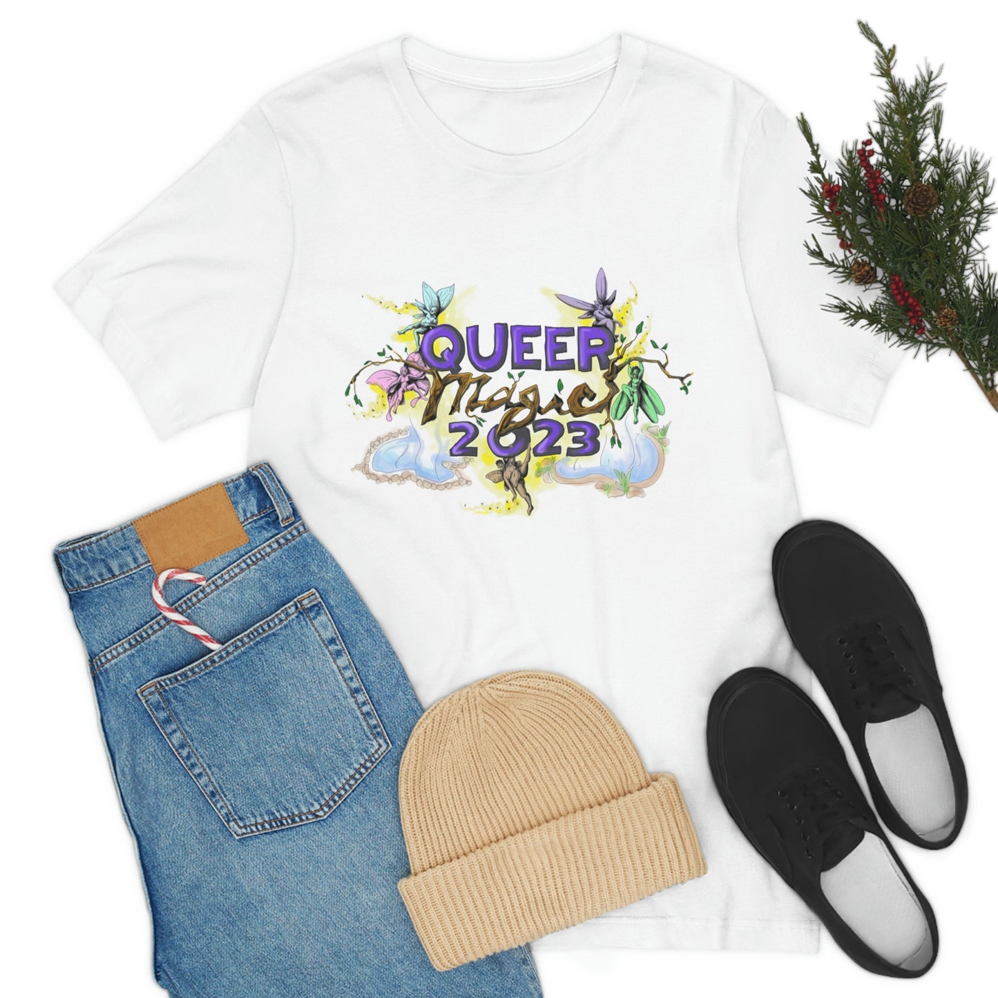 QUEER MAGIC 2023 Tshirt for Summer Portland Radical Faerie Gathering in Place