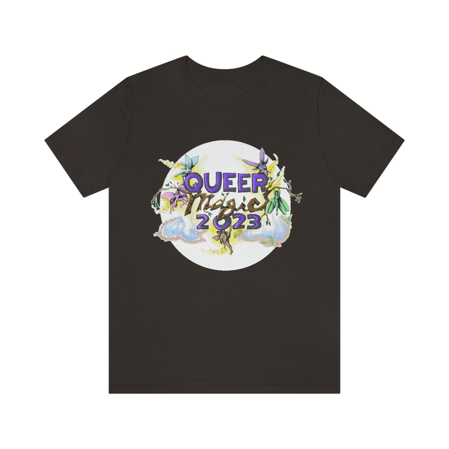 QUEER MAGIC 2023 Tshirt for Summer Portland Radical Faerie Gathering in Place