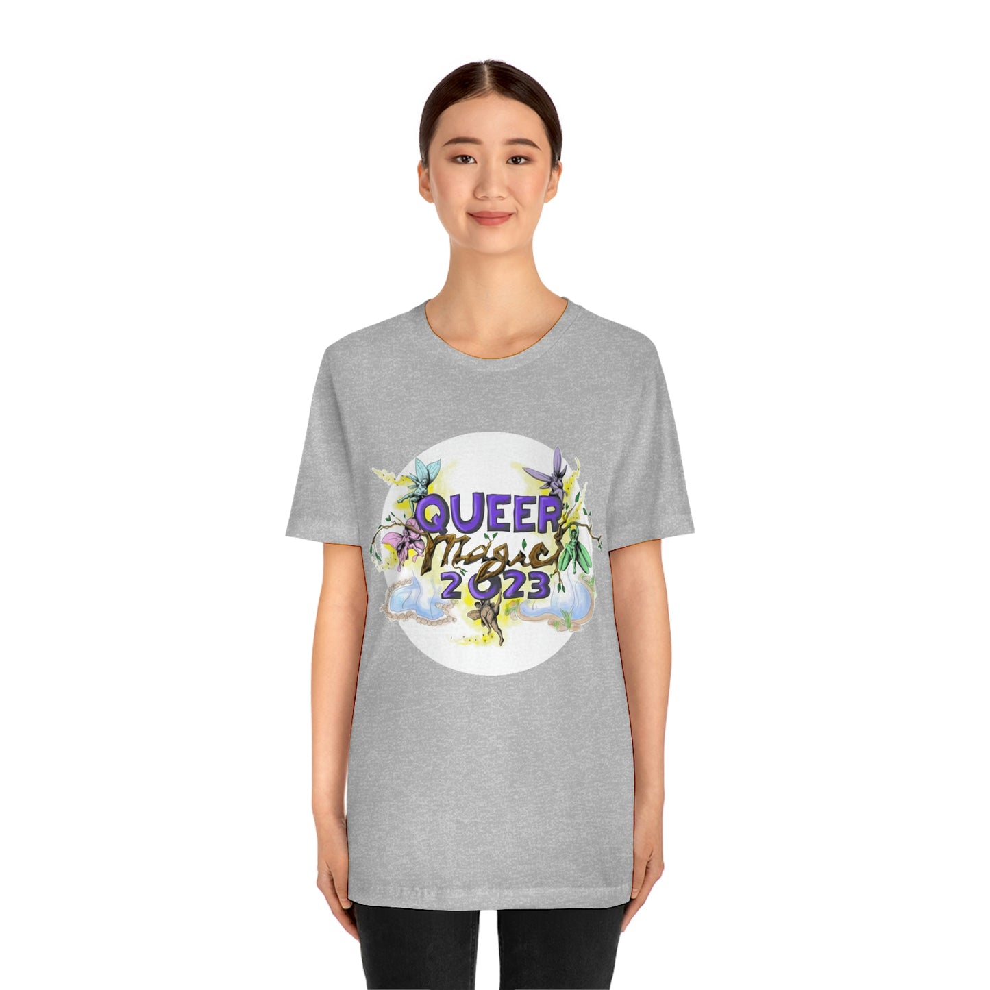 QUEER MAGIC 2023 Tshirt for Summer Portland Radical Faerie Gathering in Place