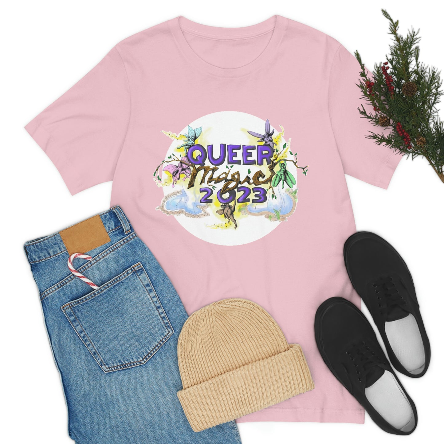 QUEER MAGIC 2023 Tshirt for Summer Portland Radical Faerie Gathering in Place
