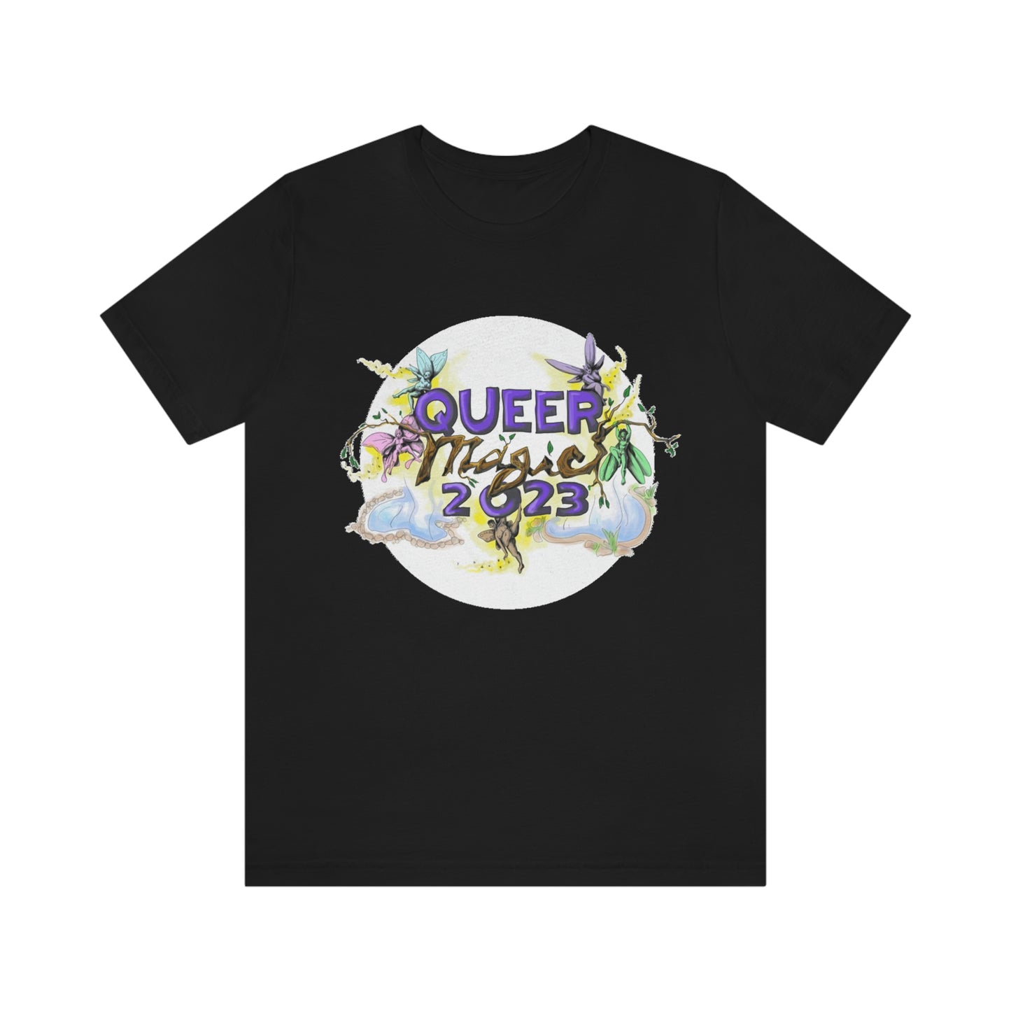QUEER MAGIC 2023 Tshirt for Summer Portland Radical Faerie Gathering in Place