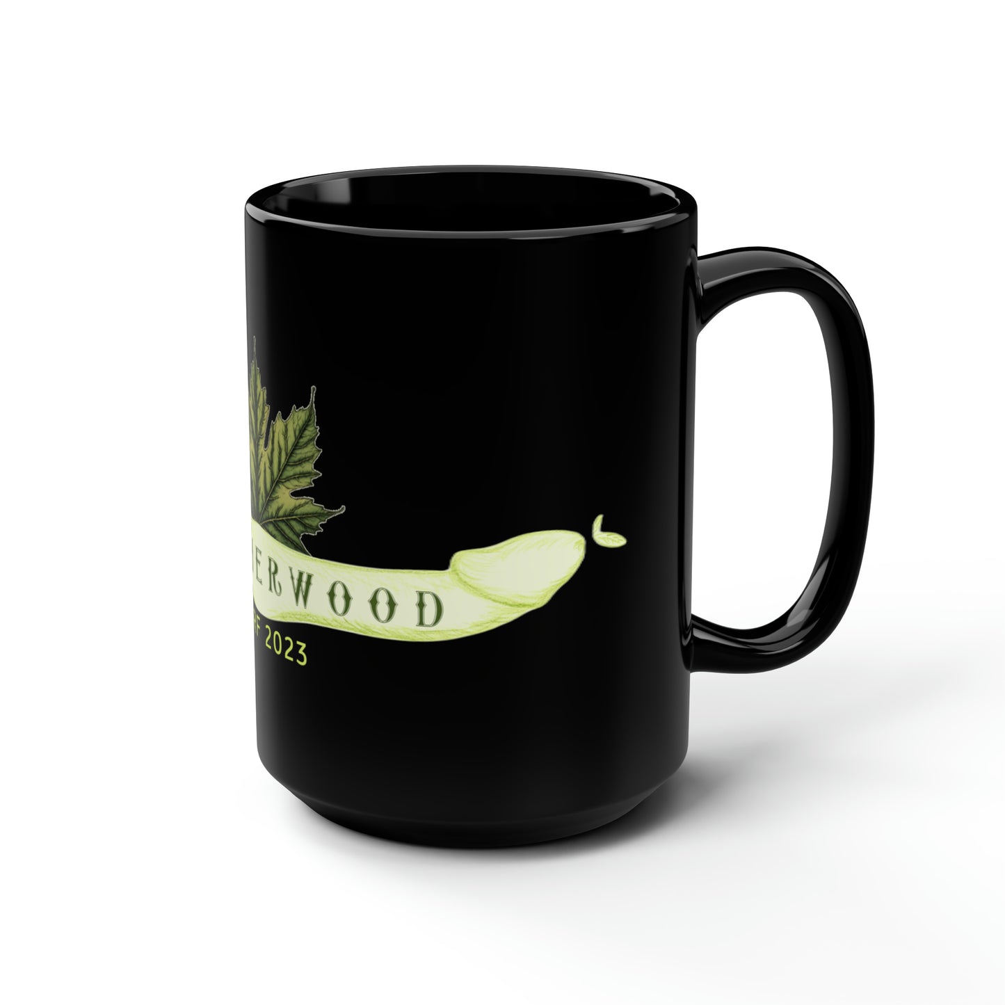 SGRF 2023 Brotherwood Maple Leaf Black Mug, 15oz