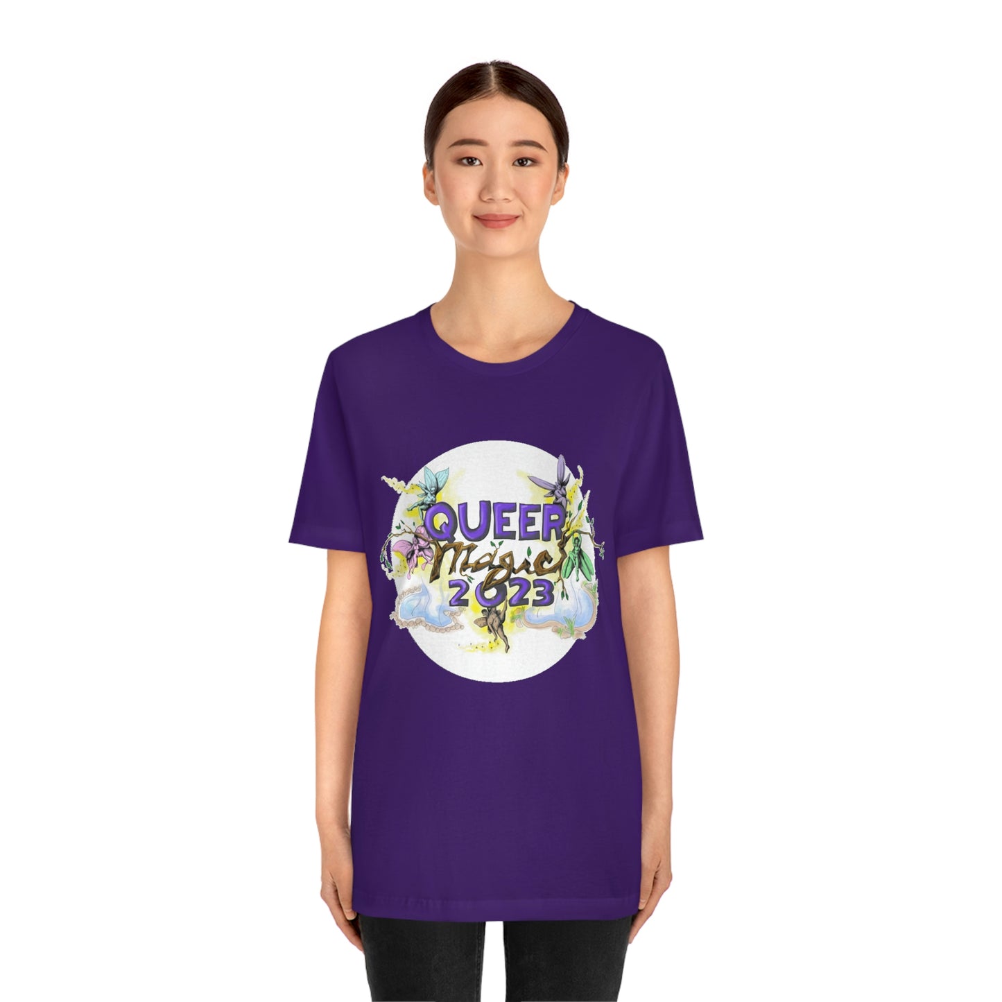 QUEER MAGIC 2023 Tshirt for Summer Portland Radical Faerie Gathering in Place